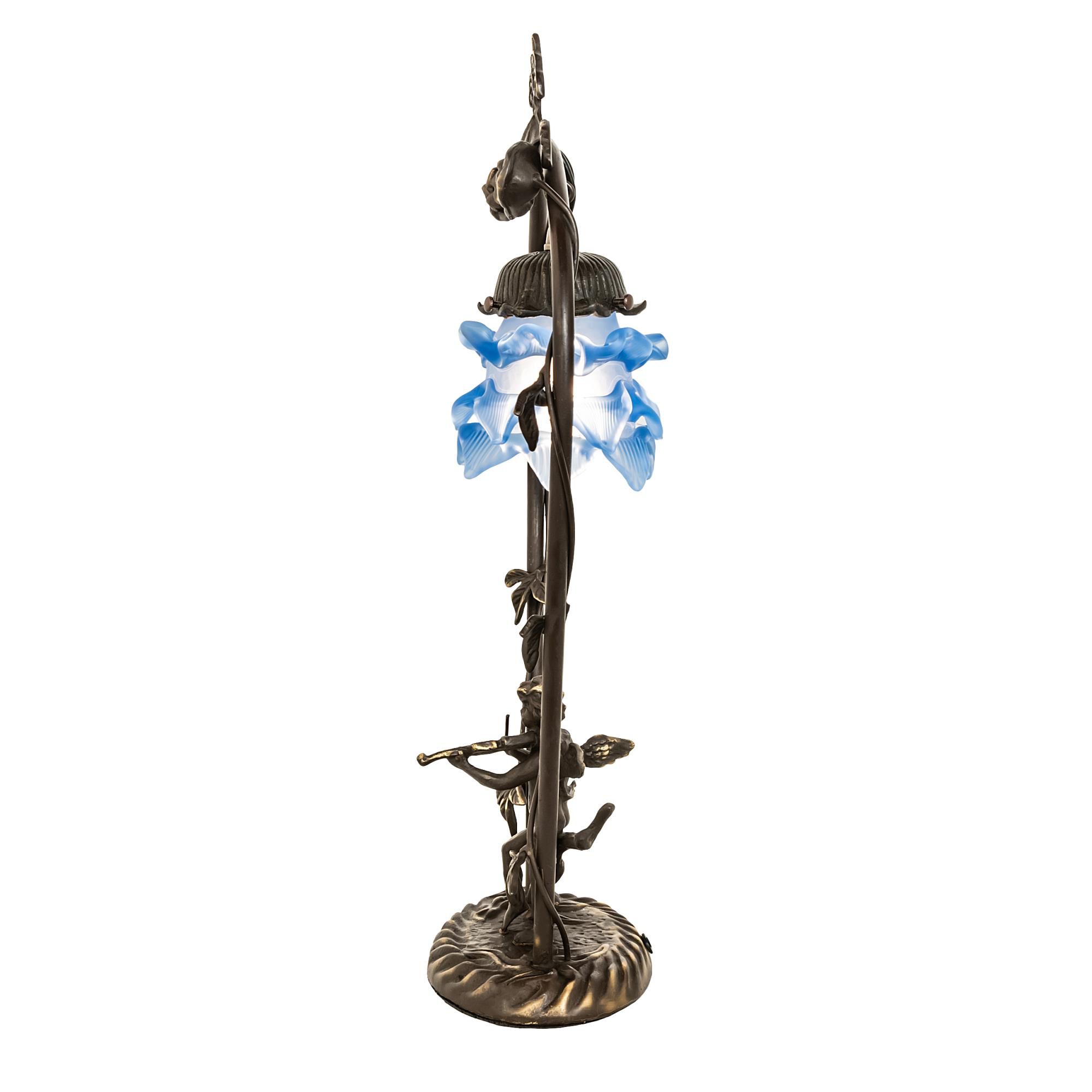 Blue Cherub 19 Inch Accent Lamp by Meyda Lighting