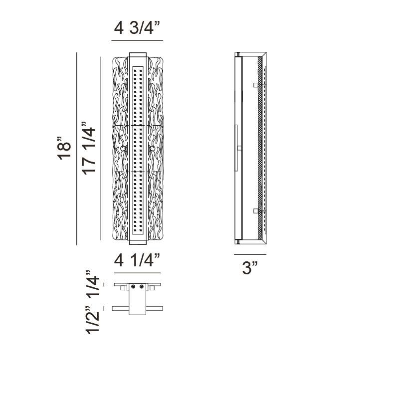 Shown in Chrome finish