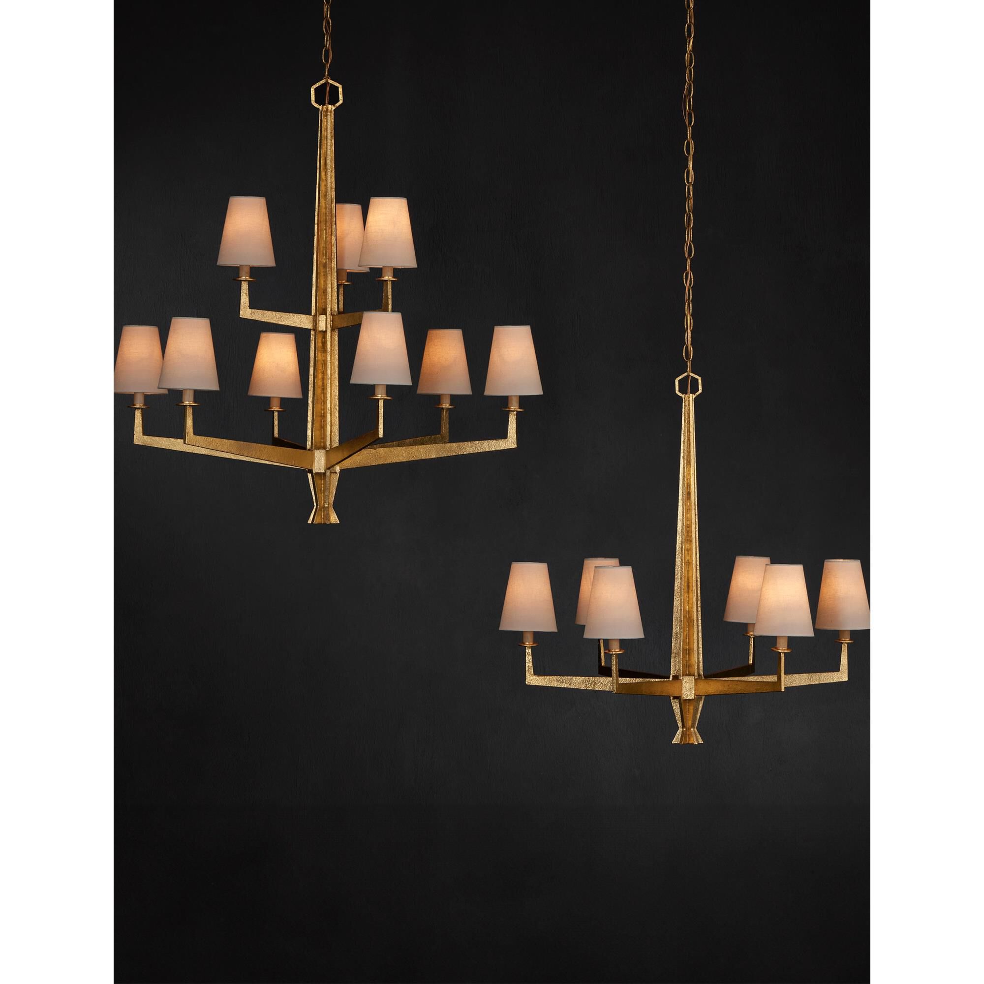 Goldfinch 36 Inch Chandelier by Currey and Company