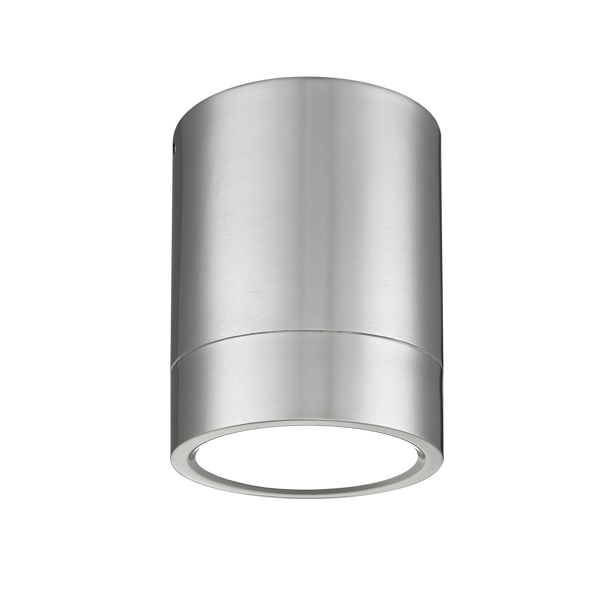 Shown in Brushed Nickel finish and Frosted glass and Frosted shade