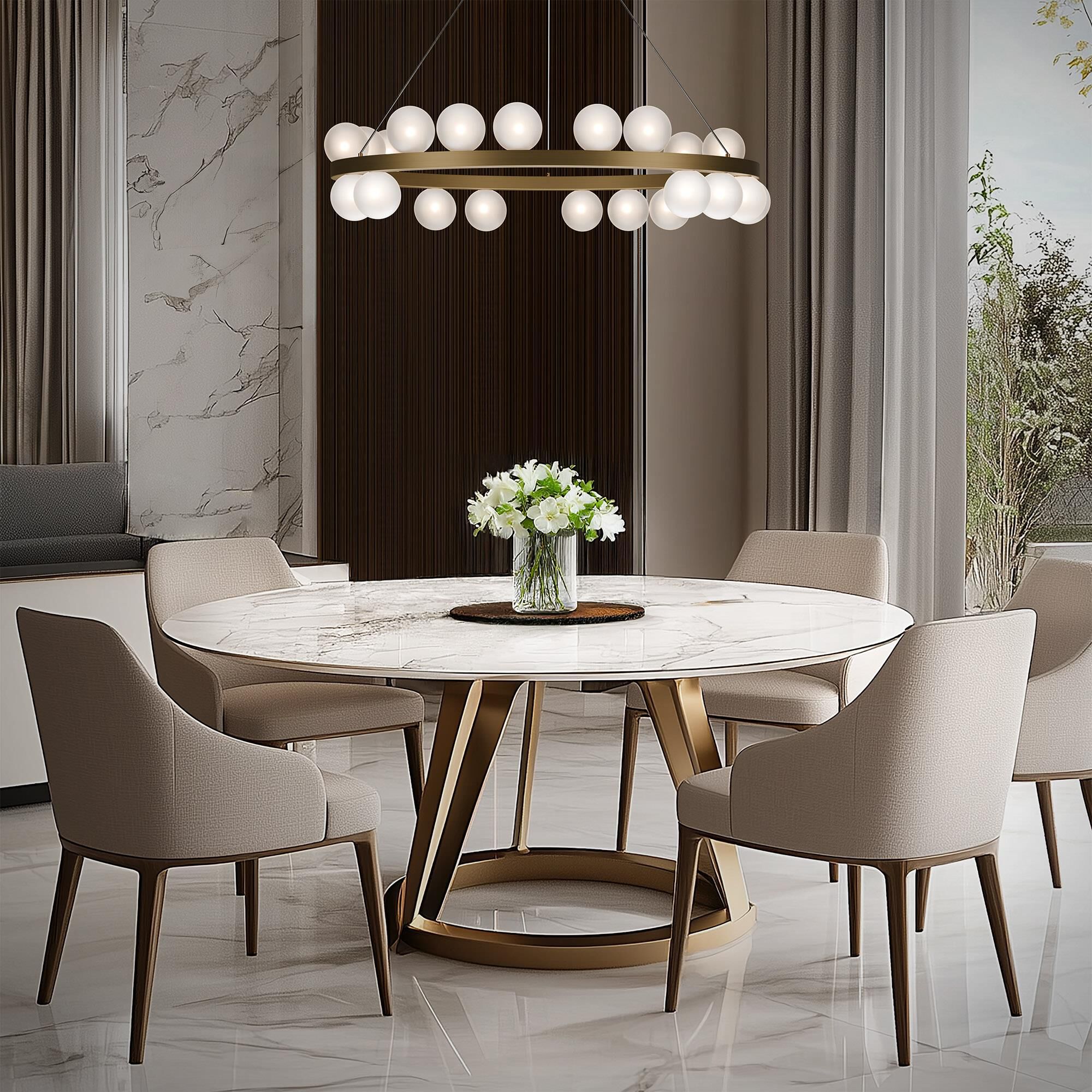 Shown in Aged Brass finish