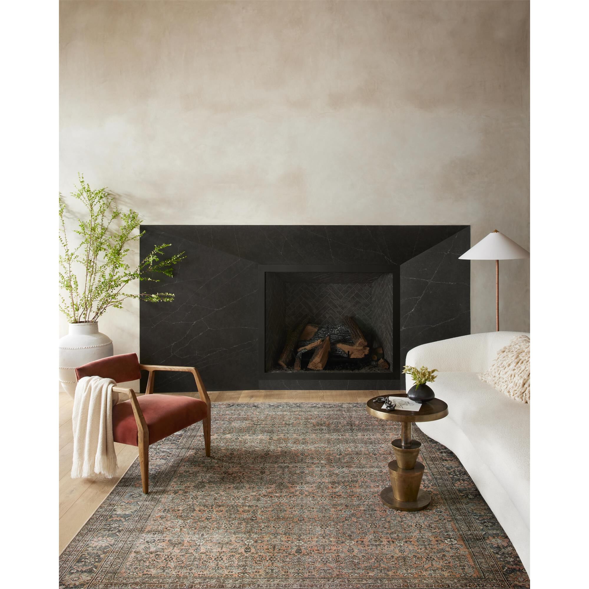 Adrian Power Woven Area Rug,
