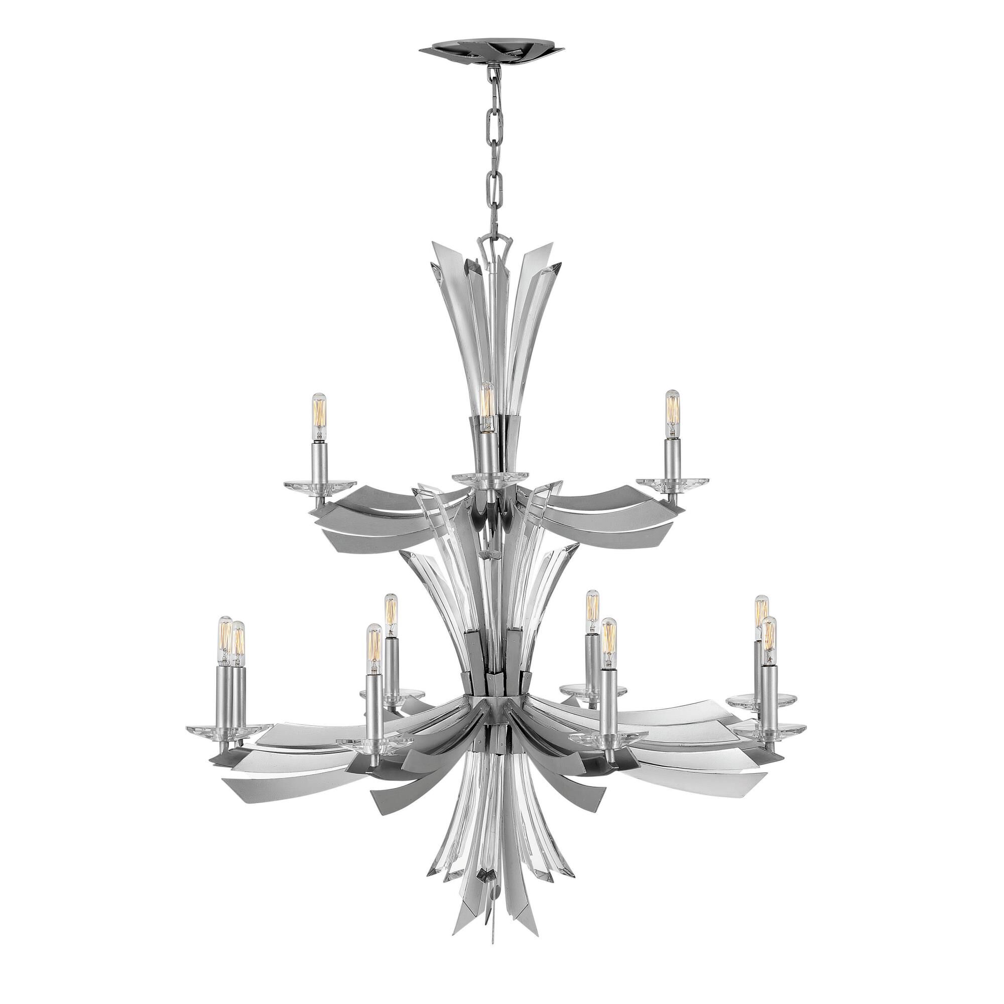 Vida 34 Inch 12 Light Chandelier by Fredrick Ramond