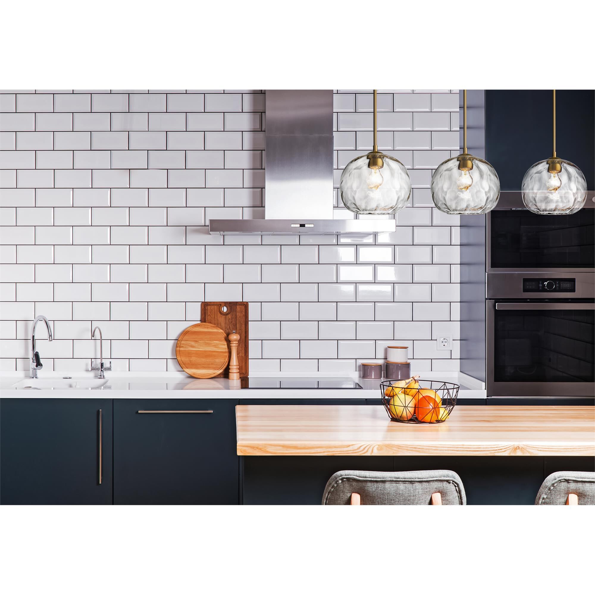 Shown in Olde Brass finish and Glass shade