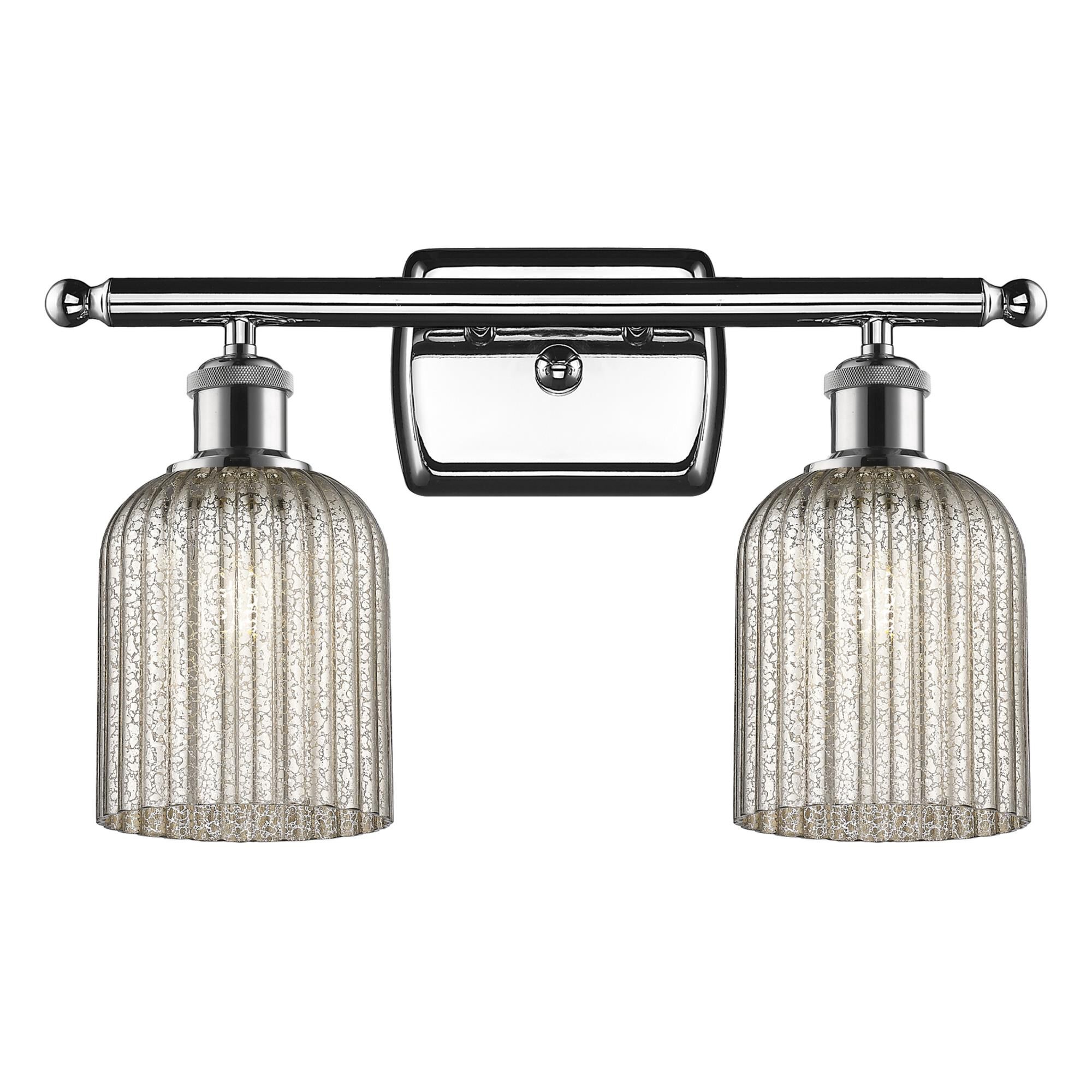 Shown in Polished Chrome finish and Mercury shade