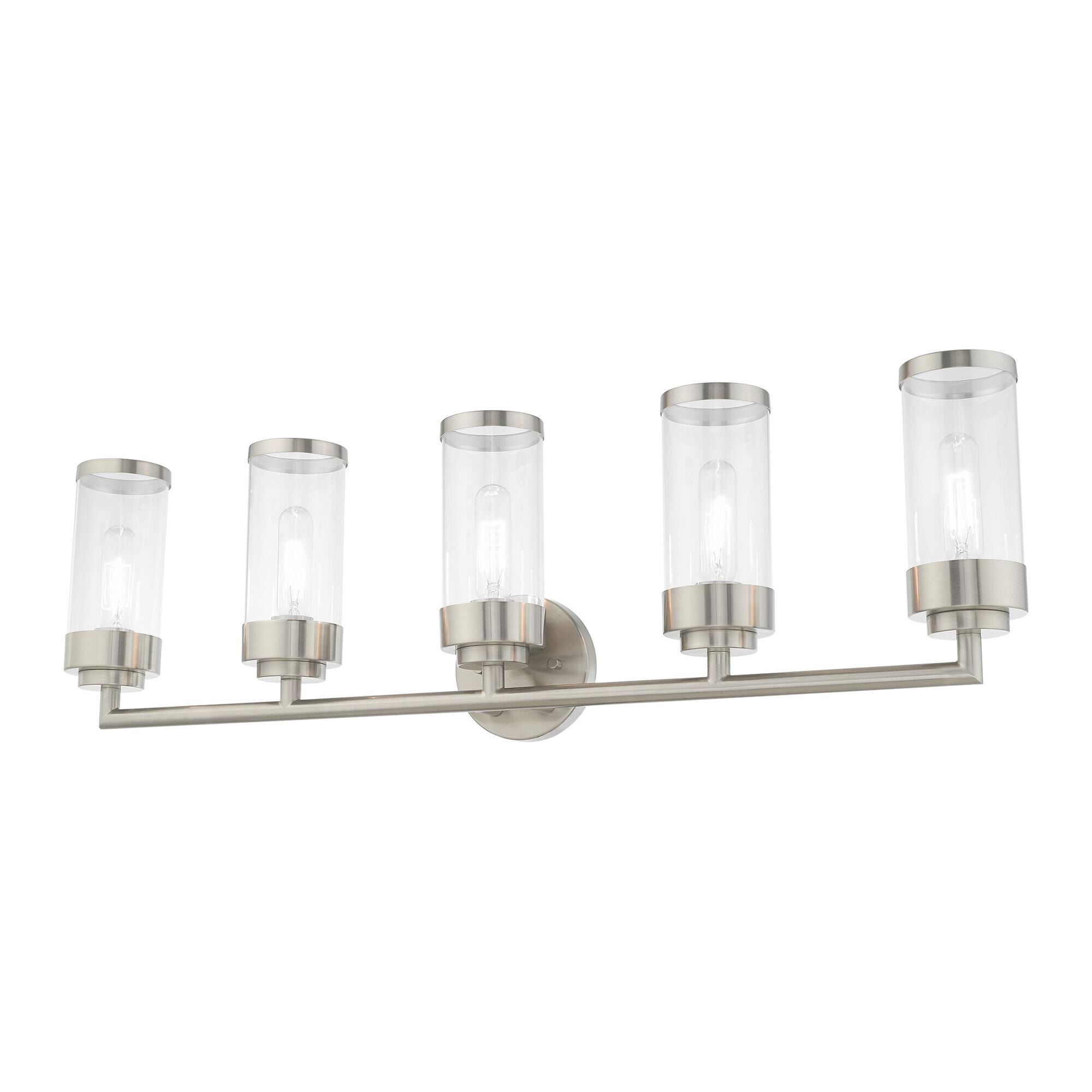 Hillcrest 35 Inch 5 Light Bath Vanity Light by Livex Lighting