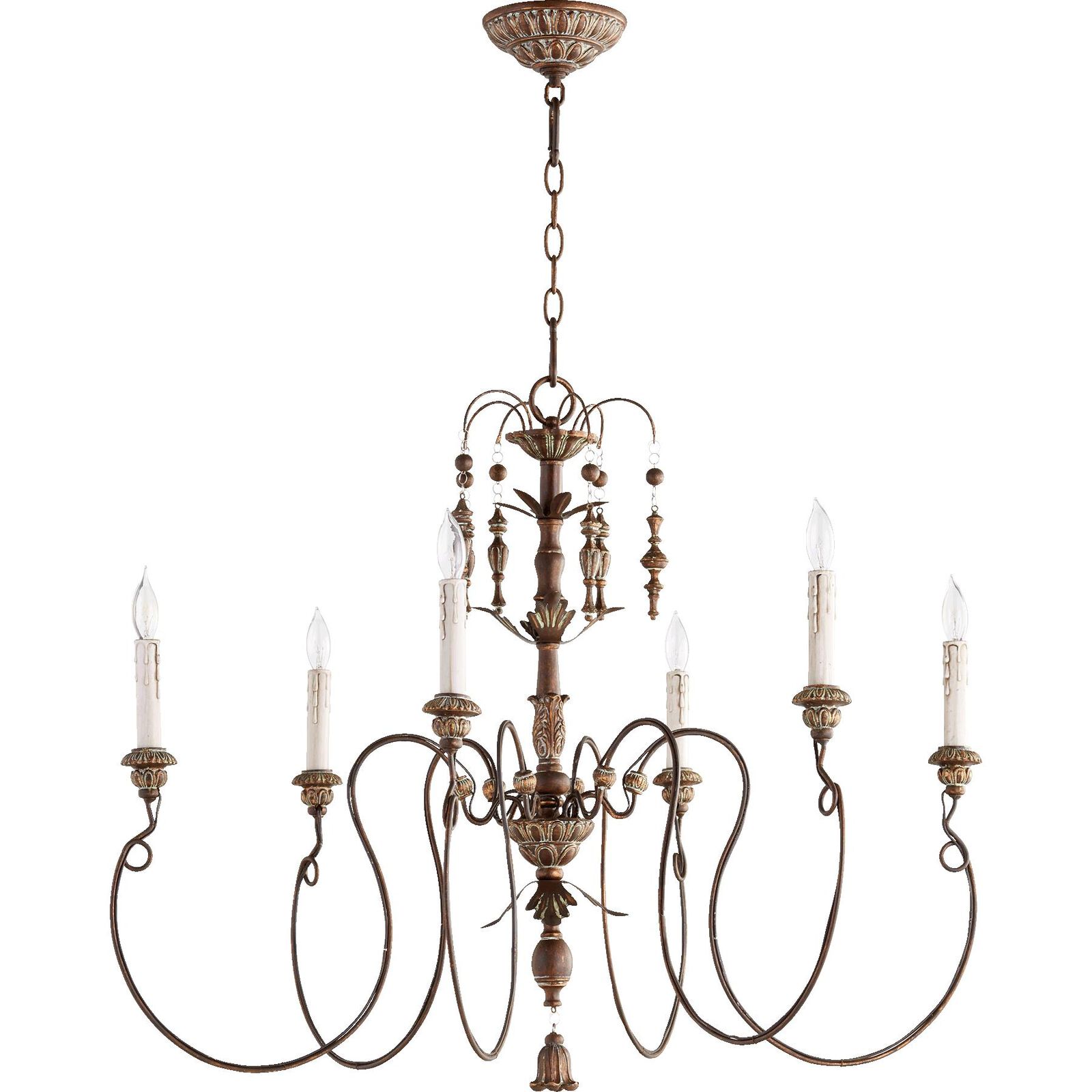 Salento 32 Inch 6 Light Chandelier | Capitol Lighting