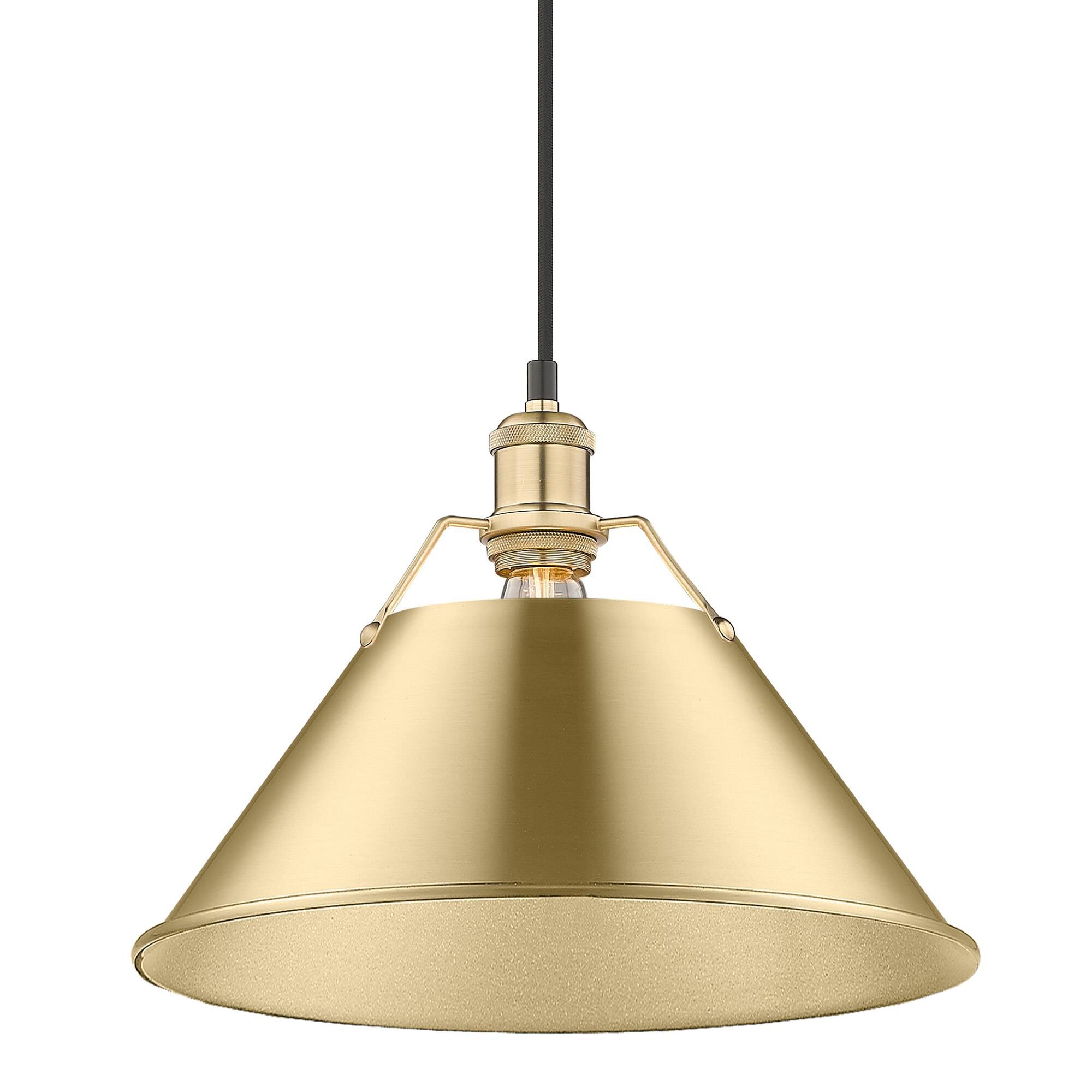 Orwell 14 Inch Large Pendant by Golden Lighting