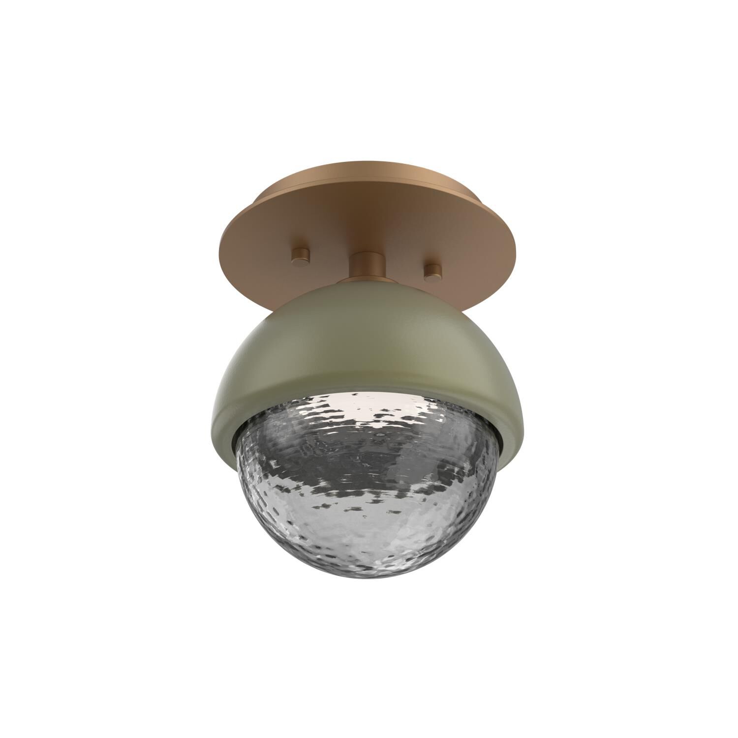 Levi Wilson Cabochon 6 Inch Flush Mount by Hammerton Studio