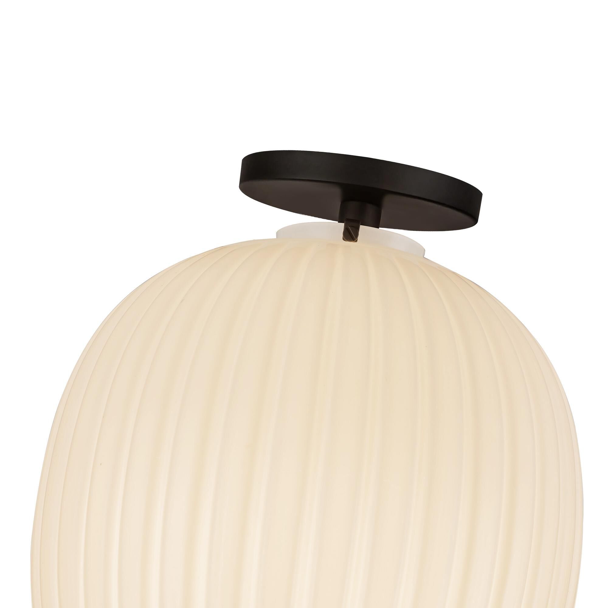 Peyton Fox Cherise 12 Inch Semi Flush Mount,