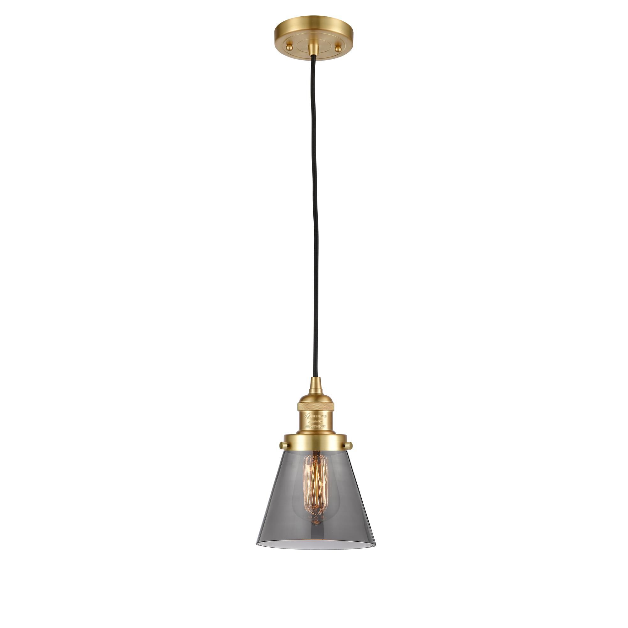Bruno Marashlian Small Cone 6 Inch Mini Pendant by Innovations Lighting