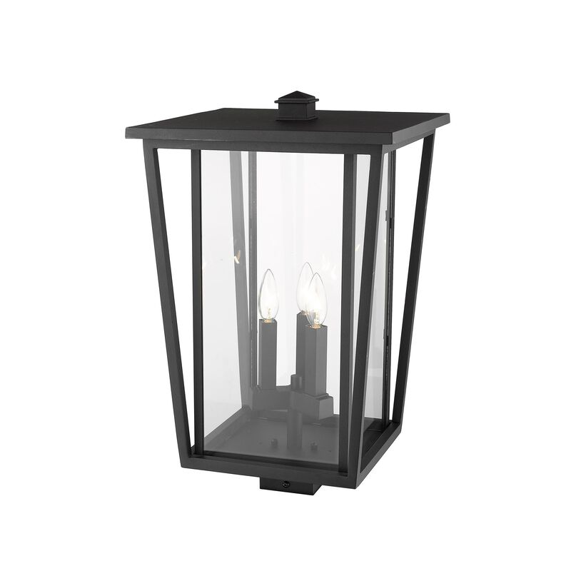 Seoul 22 Inch Tall 3 Light Outdoor Post Lamp by Z-Lite