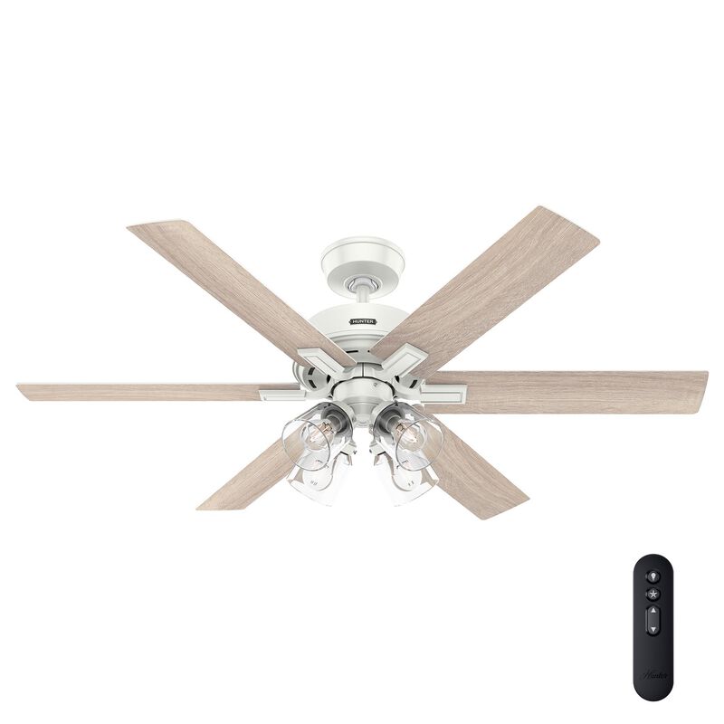 Fonthill 52 Inch Ceiling Fan with Light Kit by Hunter Fan