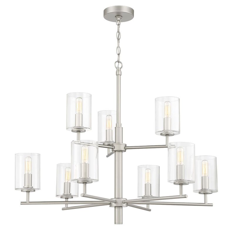 Hailie 32 Inch 9 Light Chandelier by Craftmade
