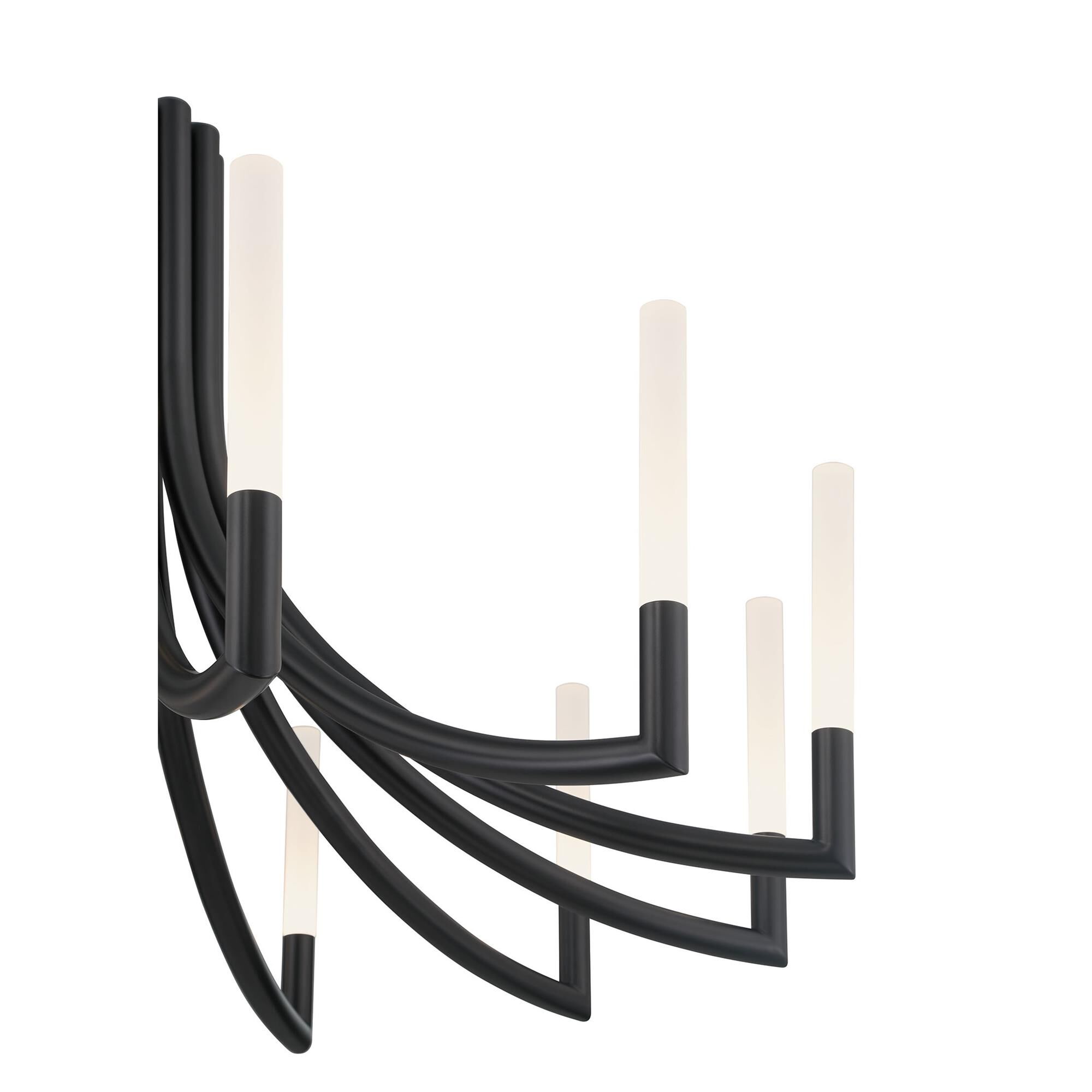 Shown in Black finish and Frosted Acrylic glass