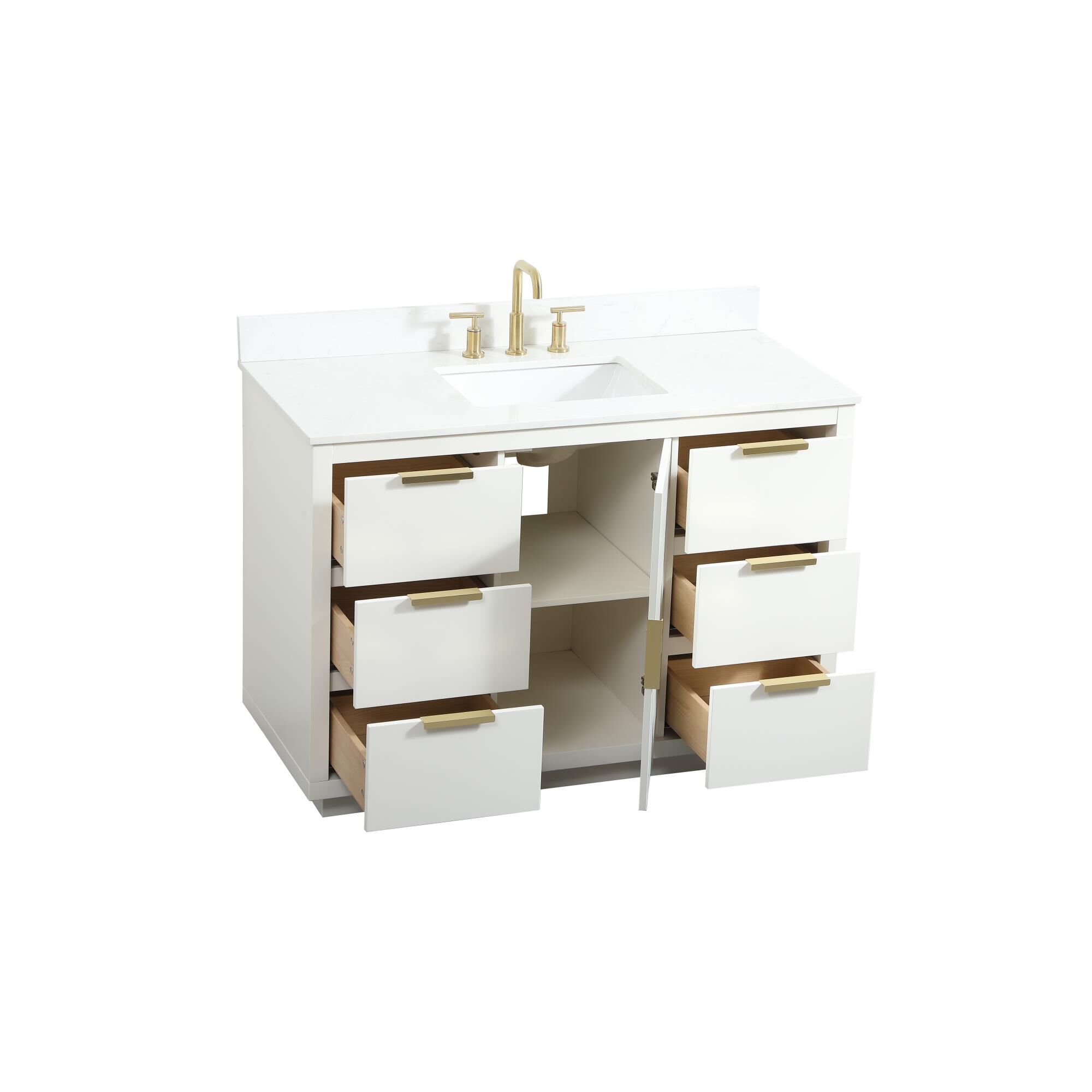 Shown in White finish