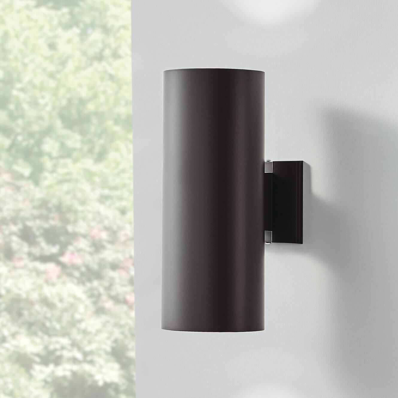 15 Inch Tall 2 Light Outdoor Wall Light by Kichler Lighting