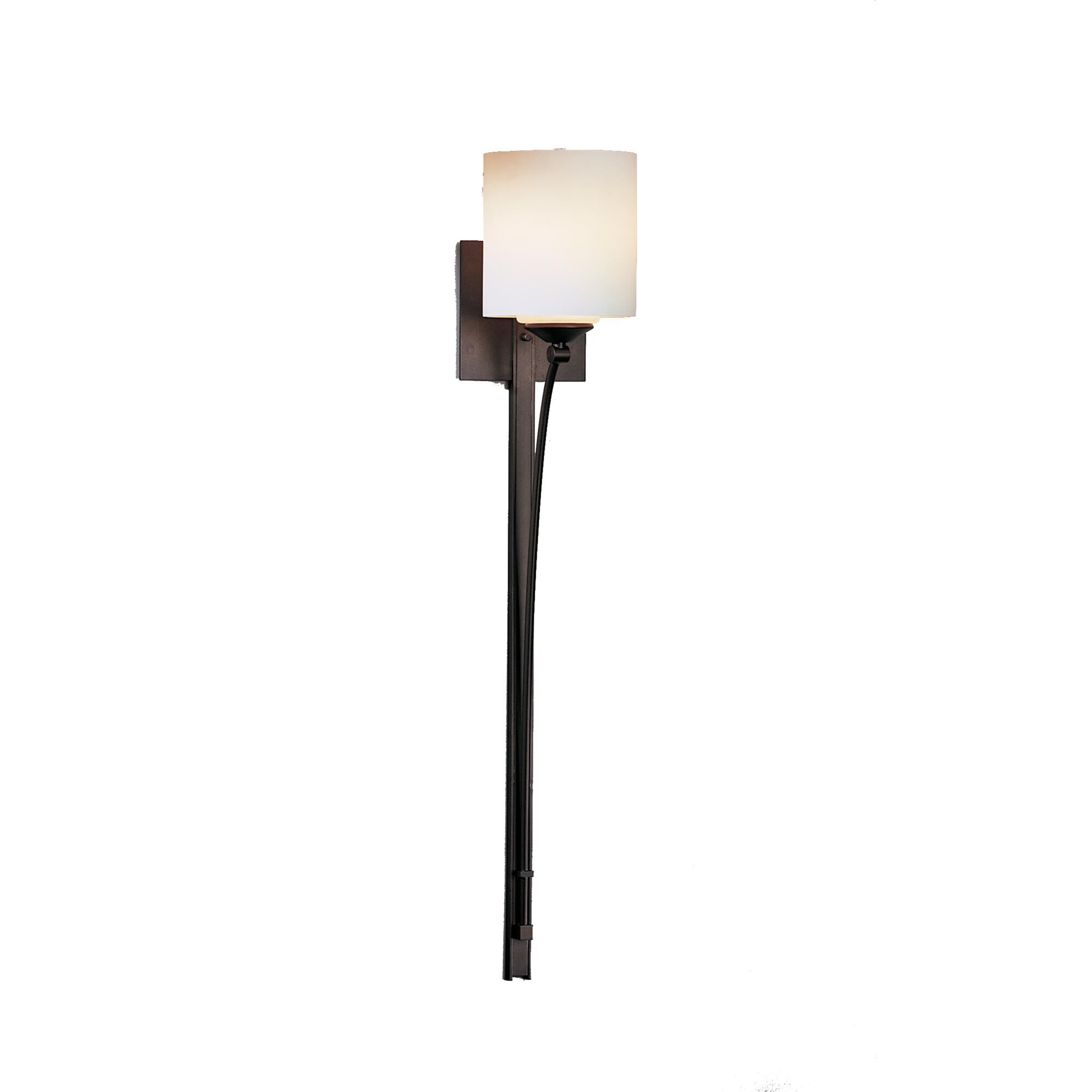 Shown in Bronze finish and Opal  glass