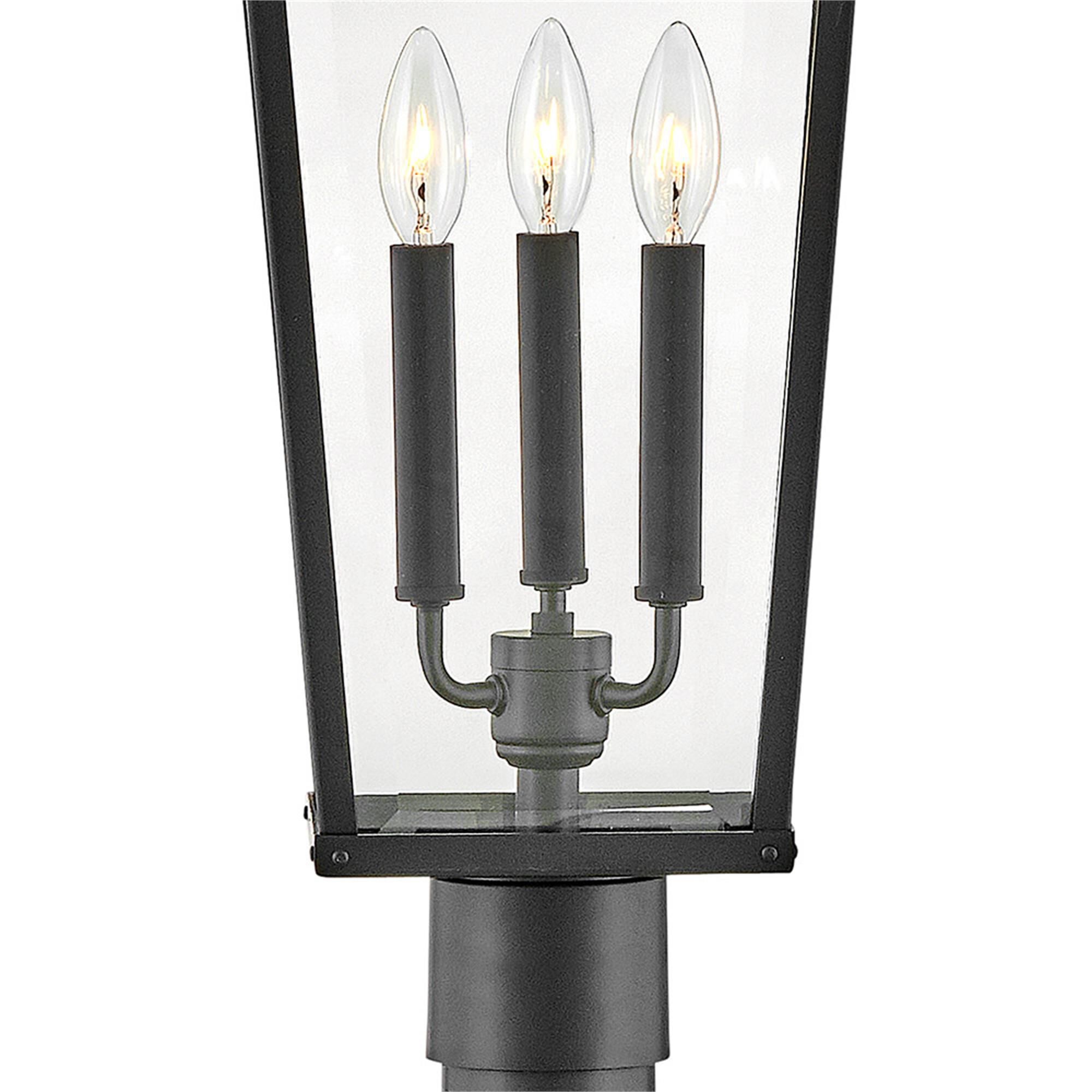 Shown in Black with Burnished Bronze Accents finish and Clear Beveled glass