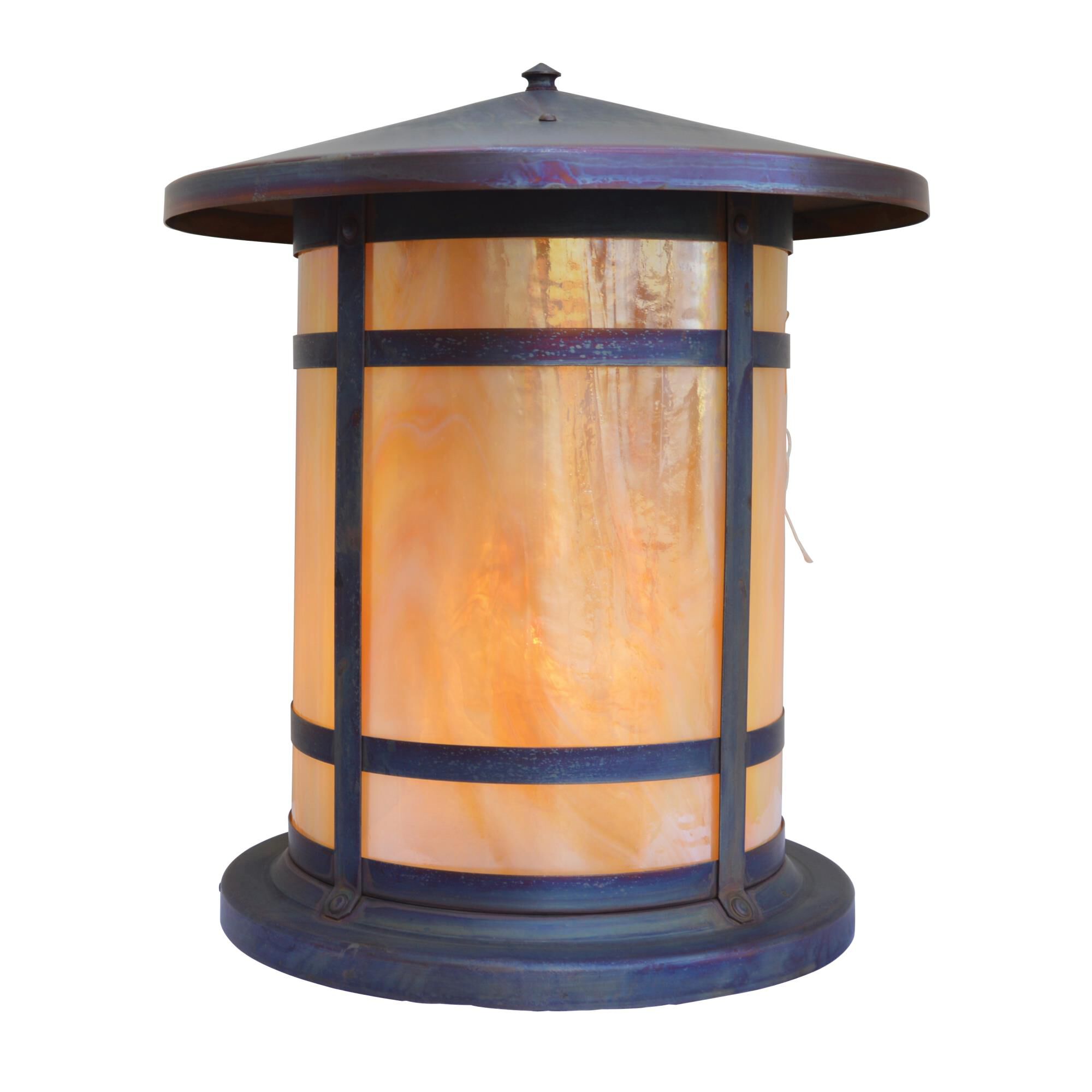 Berkeley 16 Inch Tall 1 Light Outdoor Pier Lamp by Arroyo Craftsman