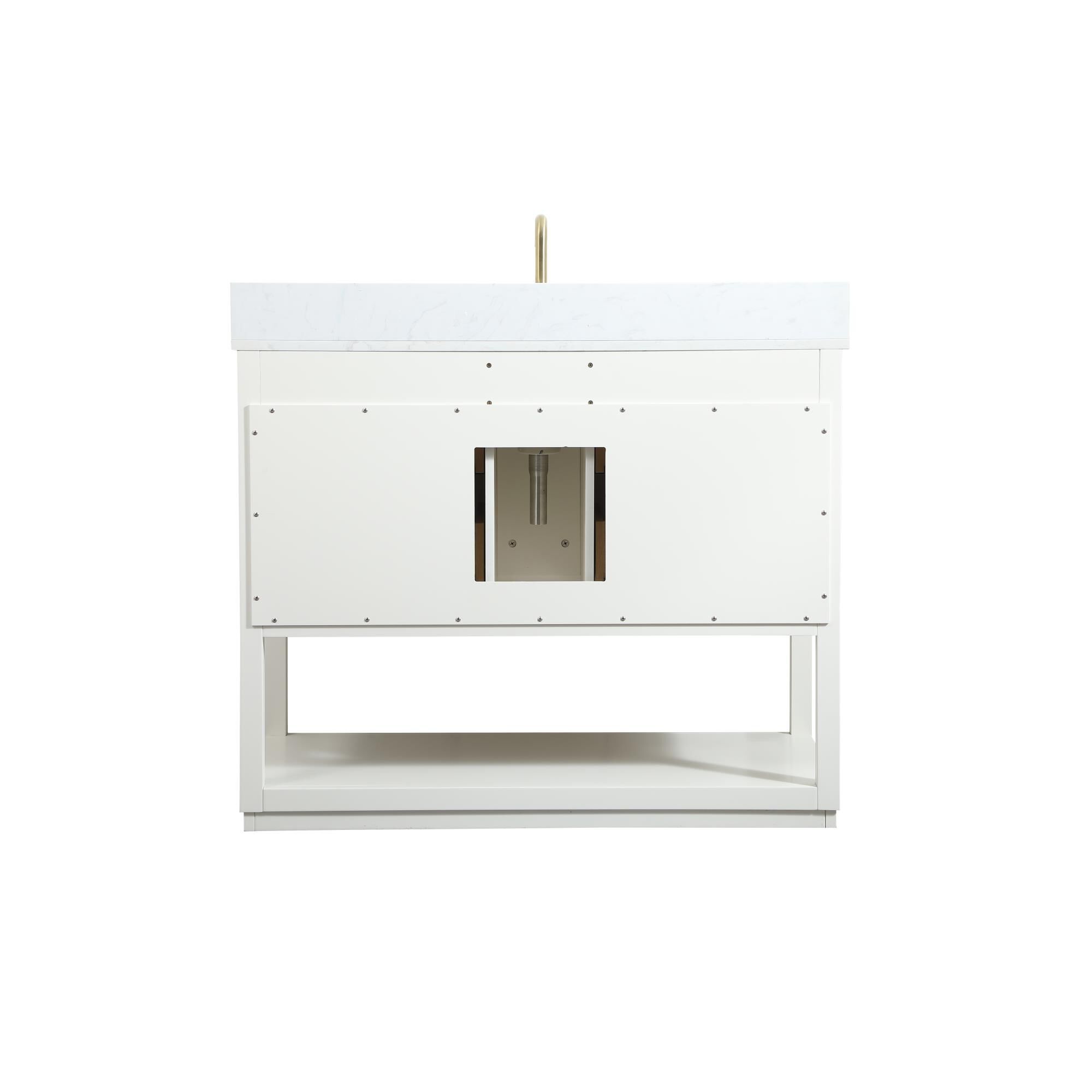 Shown in White finish