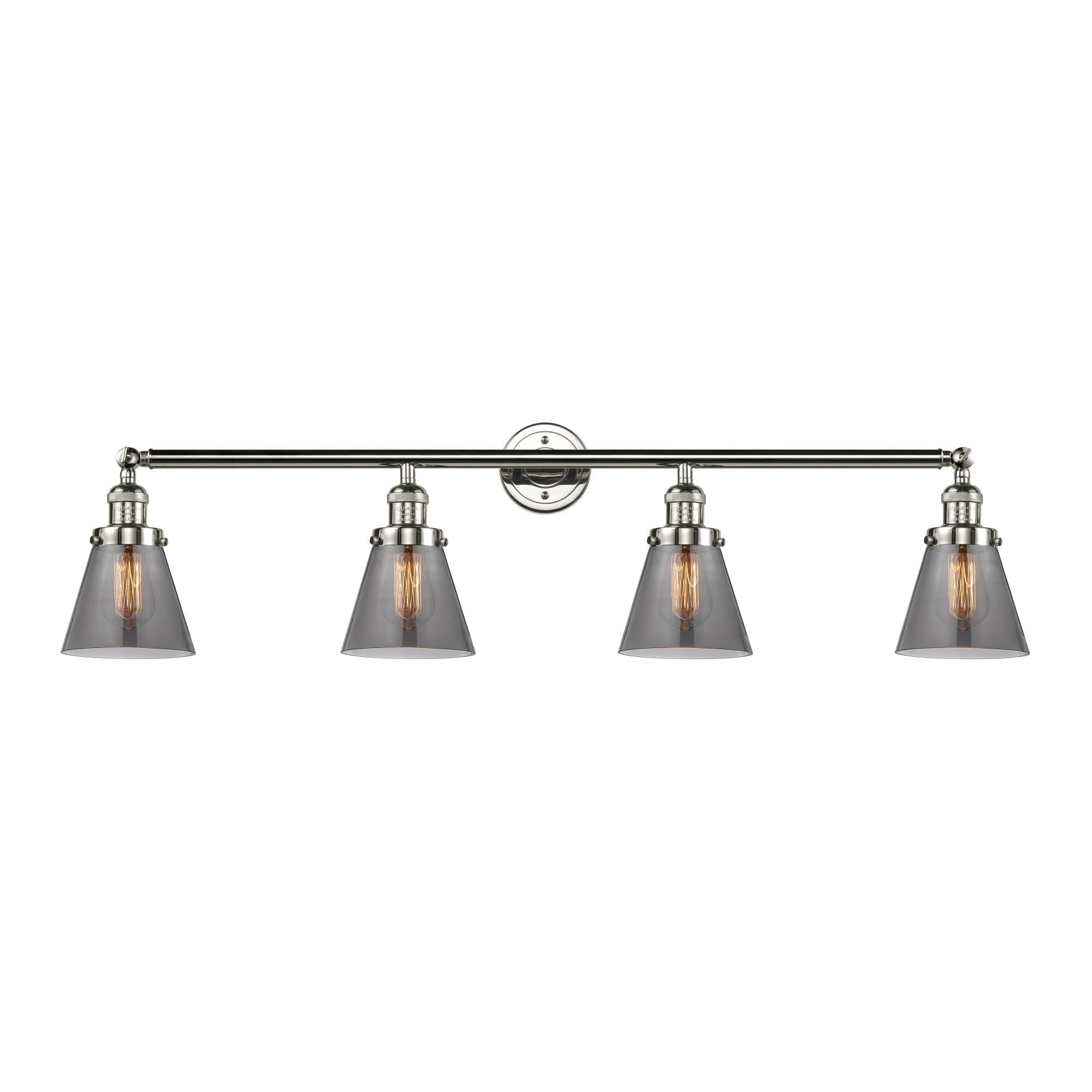Bruno Marashlian Small Cone 42 Inch 4 Light Bath Vanity Light by Innovations Lighting