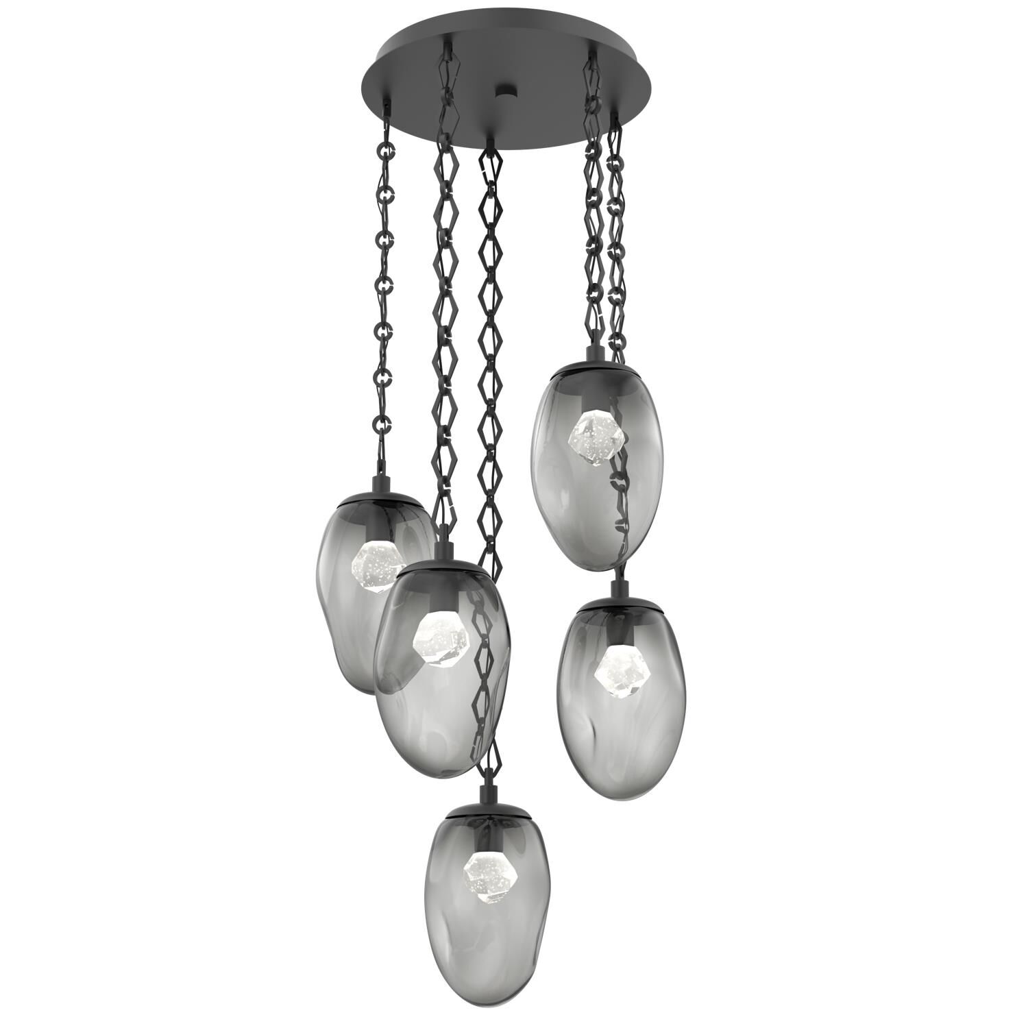 Levi Wilson Meteo Led 22 Inch Multi Light Pendant by Hammerton Studio