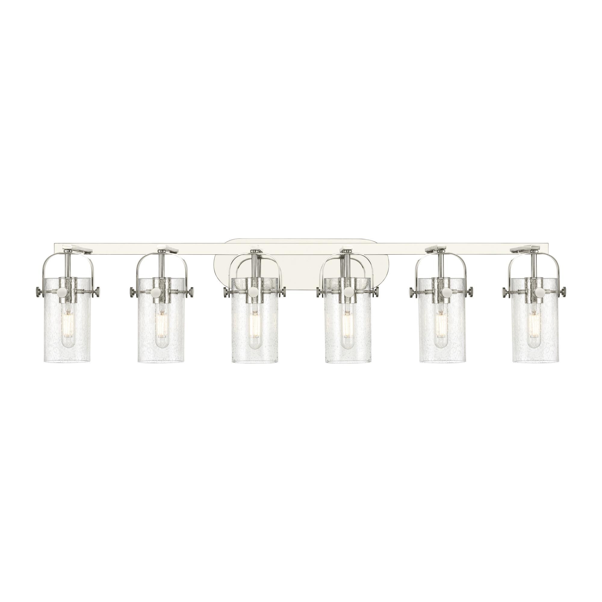 Bruno Marashlian Pilaster Ii Cylinder 43 Inch 6 Light Bath Vanity Light by Innovations Lighting