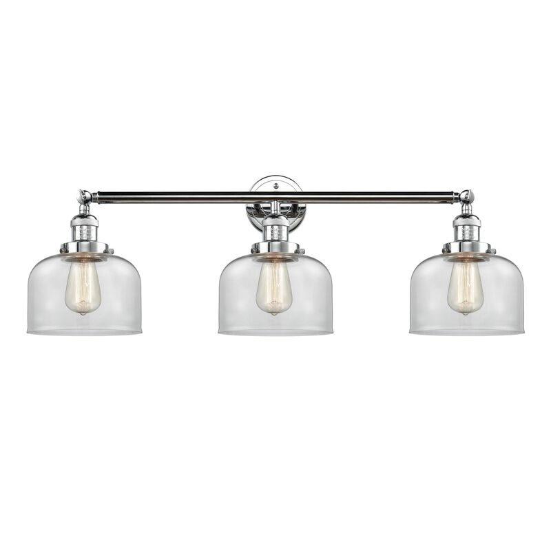 Bruno Marashlian Large Bell 32 Inch 3 Light Bath Vanity Light by Innovations Lighting