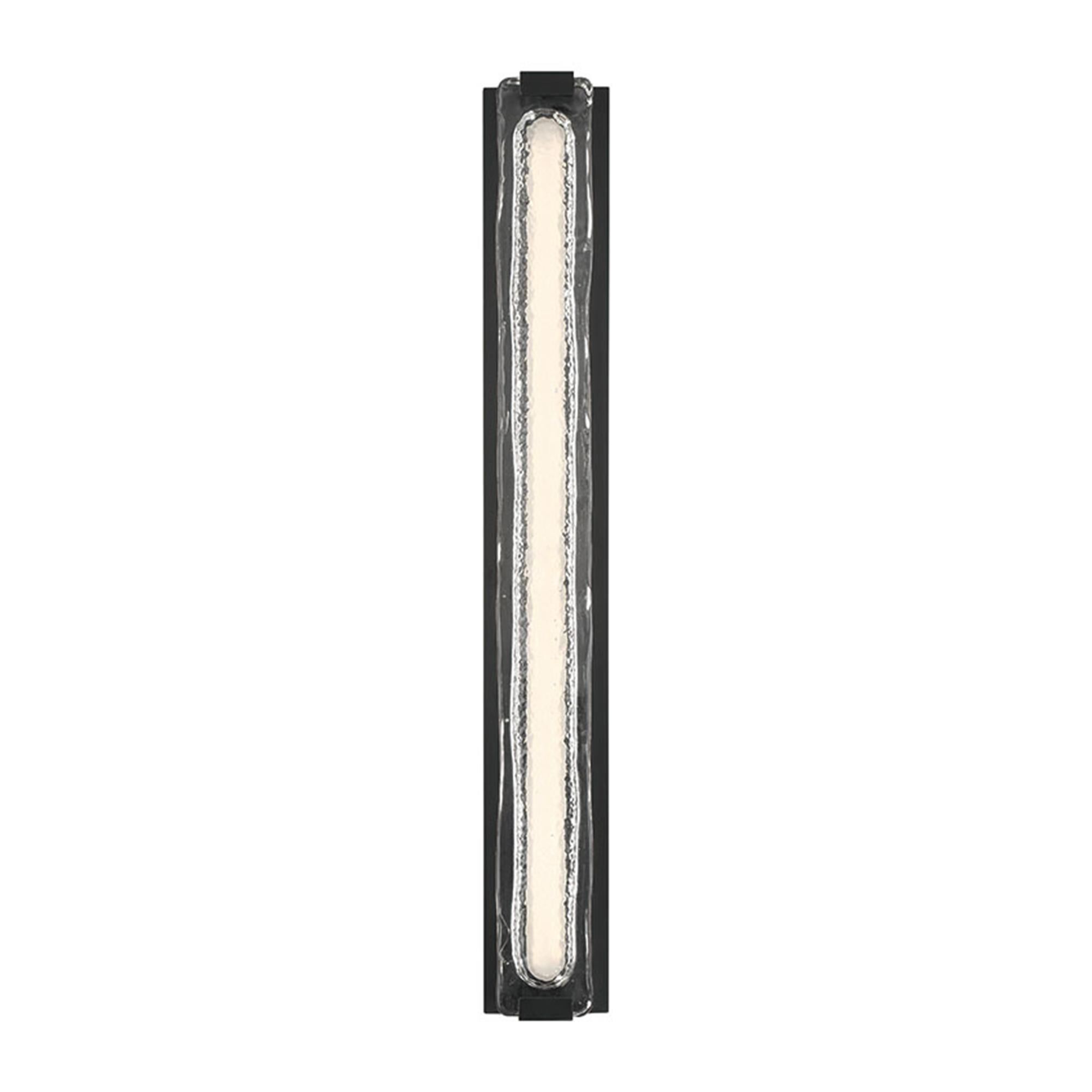Shown in Matte Black finish and Clear glass
