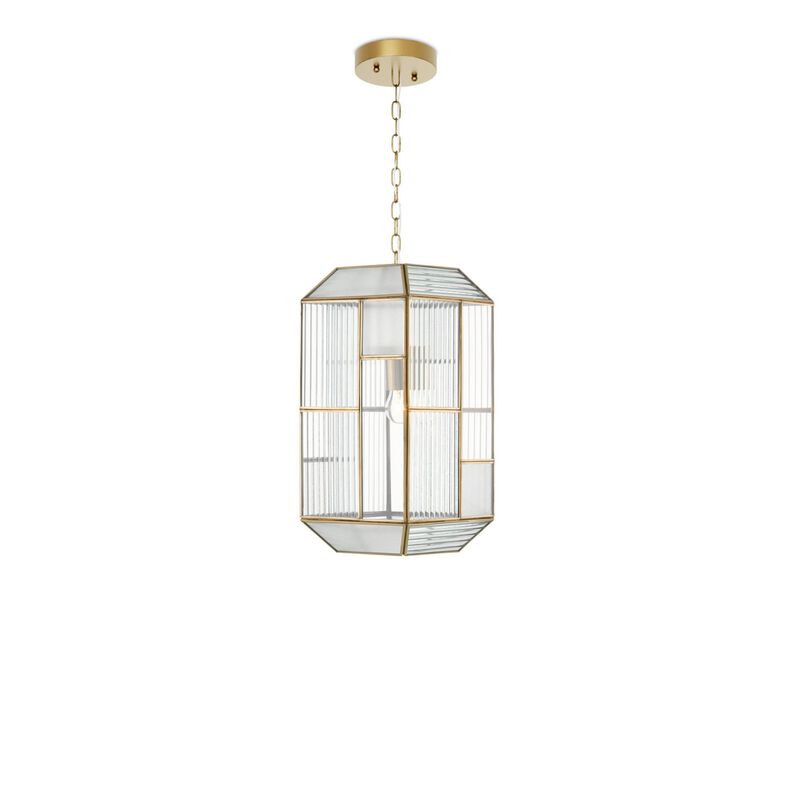Currey and Company Bardolph 8 Inch Cage Pendant