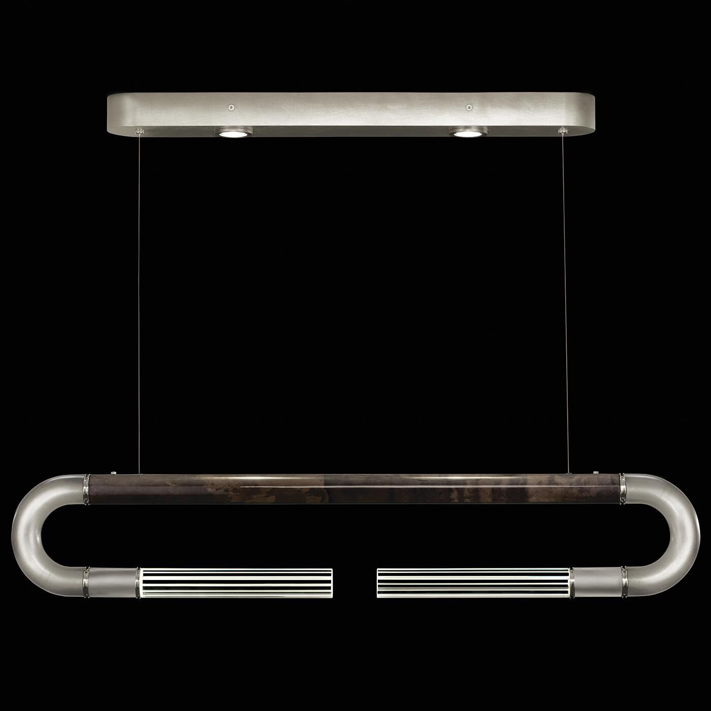 Antonia Linear Suspension Light by Fine Art Handcrafted Lighting