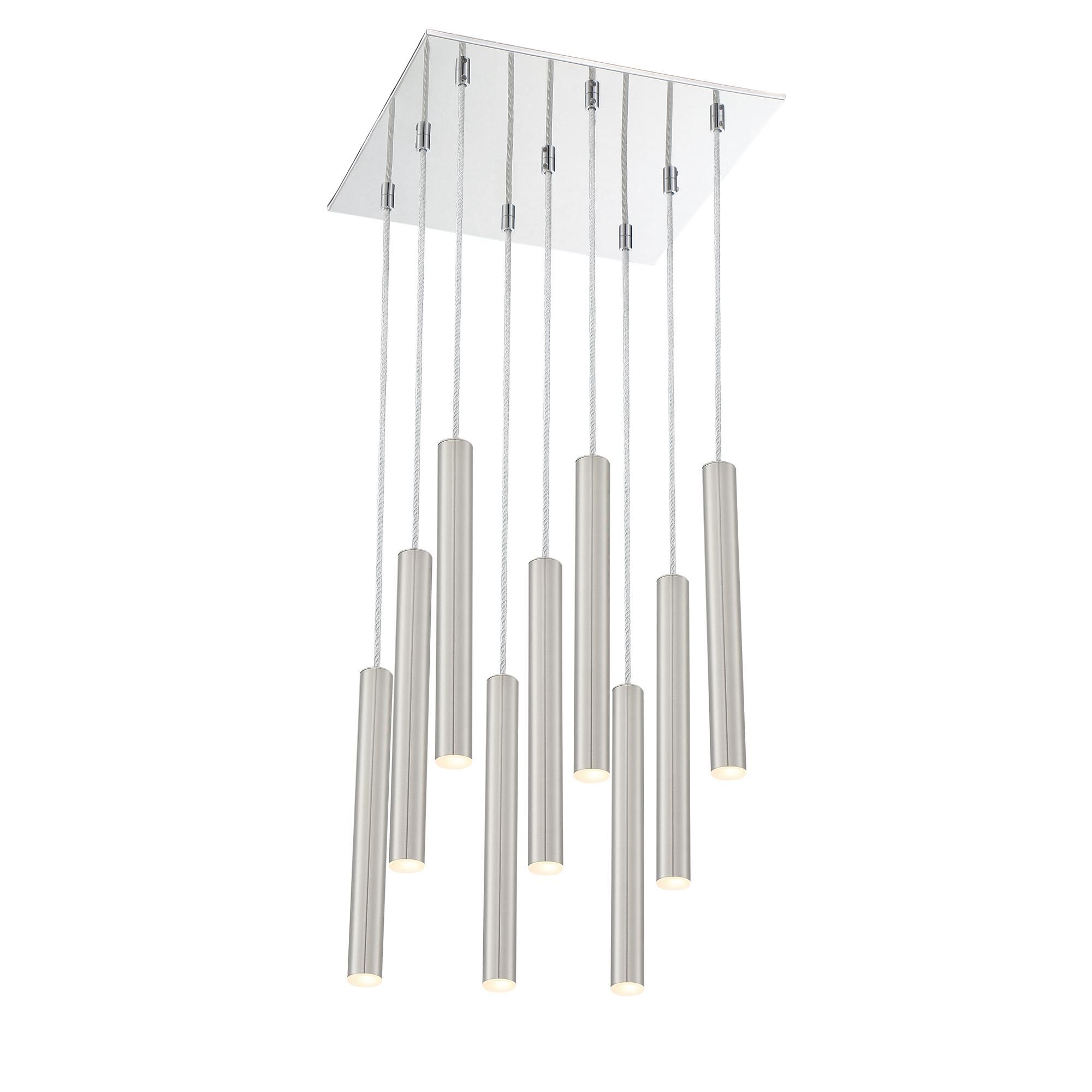 Forest 14 Inch 9 Light LED Linear Suspension Light by Z-Lite