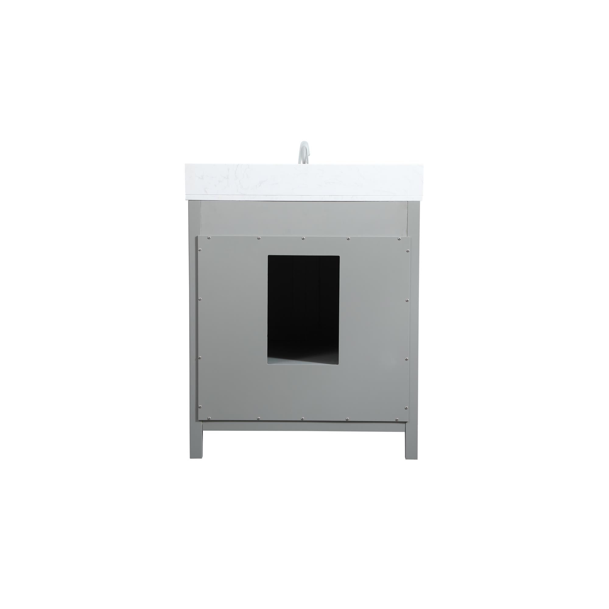 Shown in Grey finish