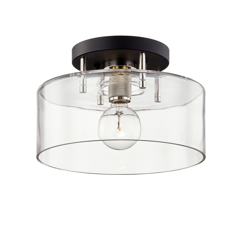 Bergamot Station 12.25 Inch Semi Flush Mount by Troy Lighting