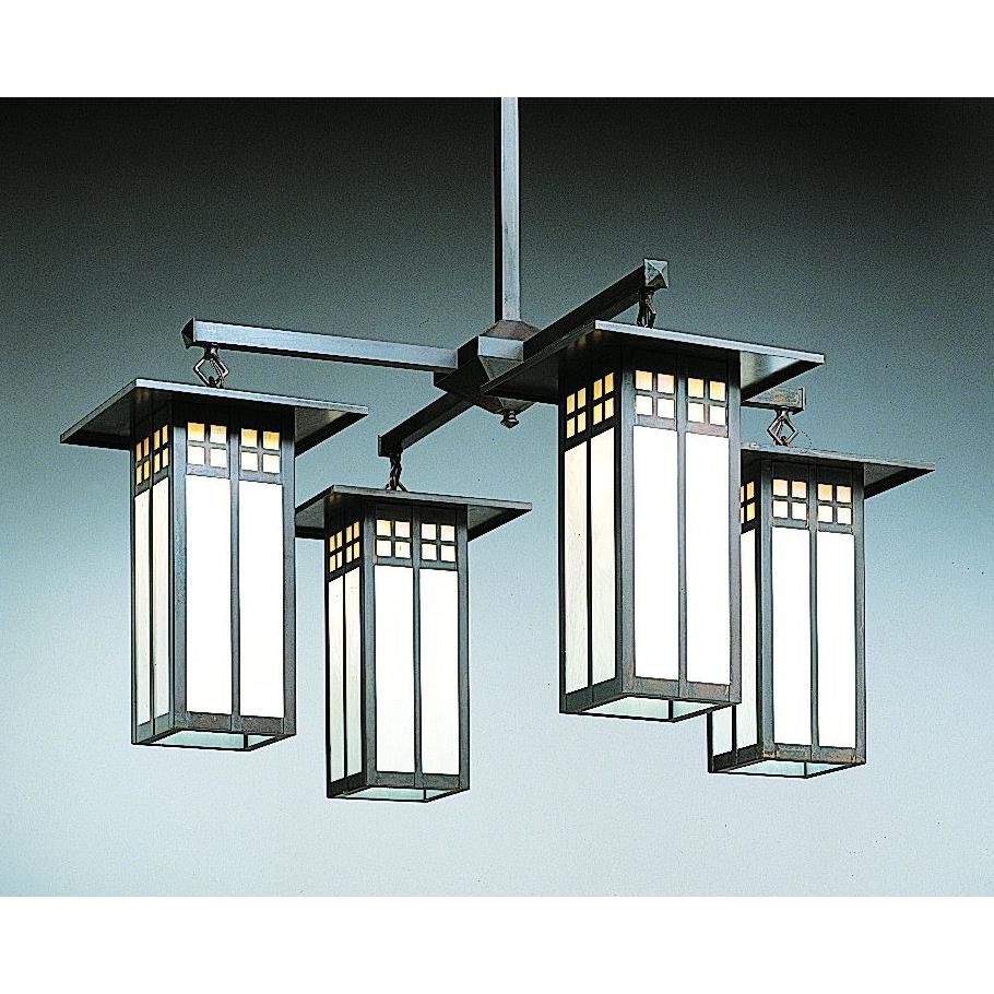 Glasgow 33 Inch 4 Light Chandelier by Arroyo Craftsman