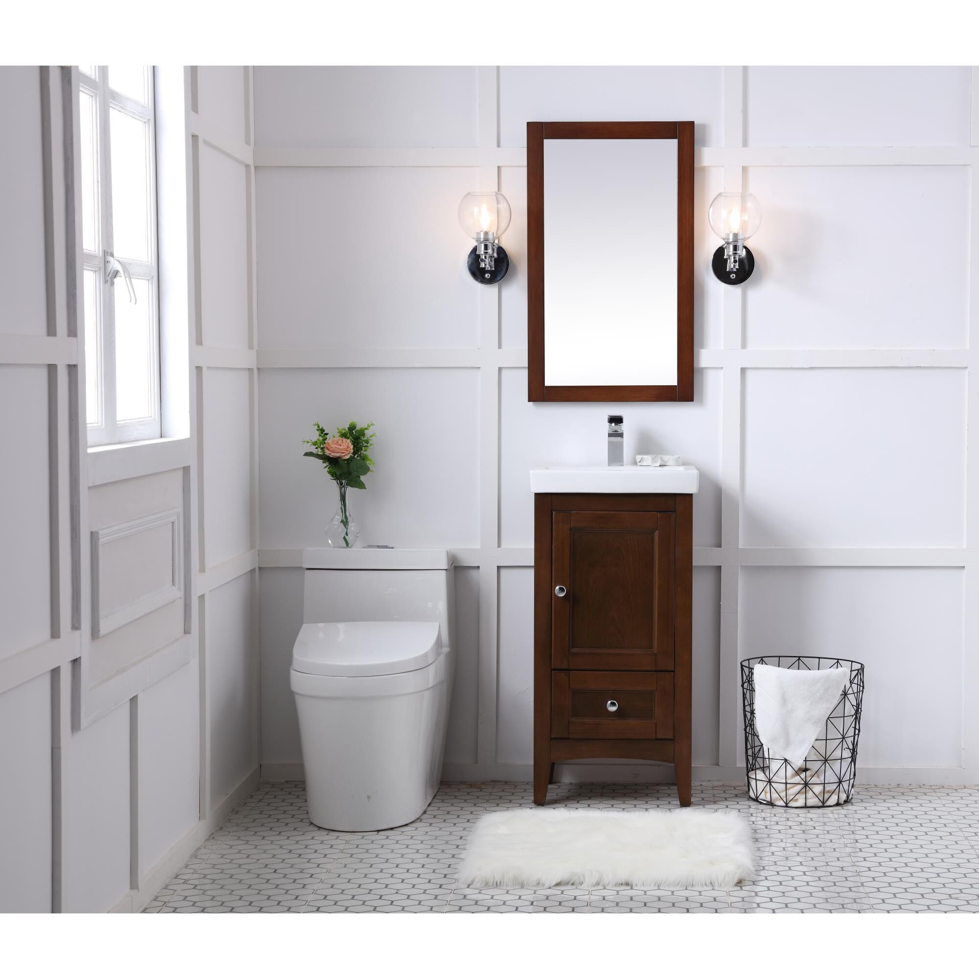 Shown in Antique Coffee finish