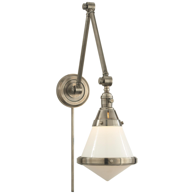 Thomas O'Brien Gale Wall Swing Lamp by Visual Comfort Signature Collection - Clearance