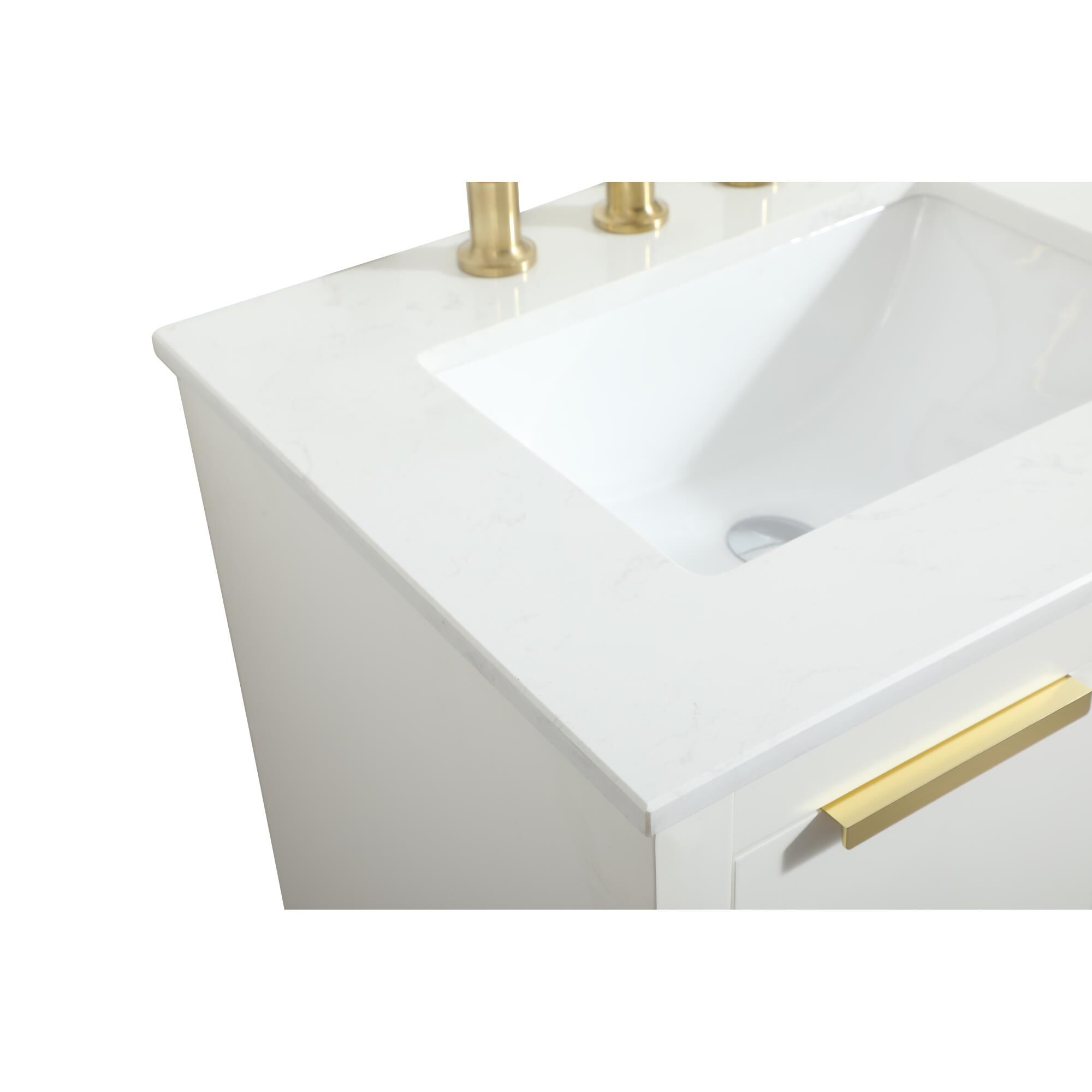 Shown in White finish