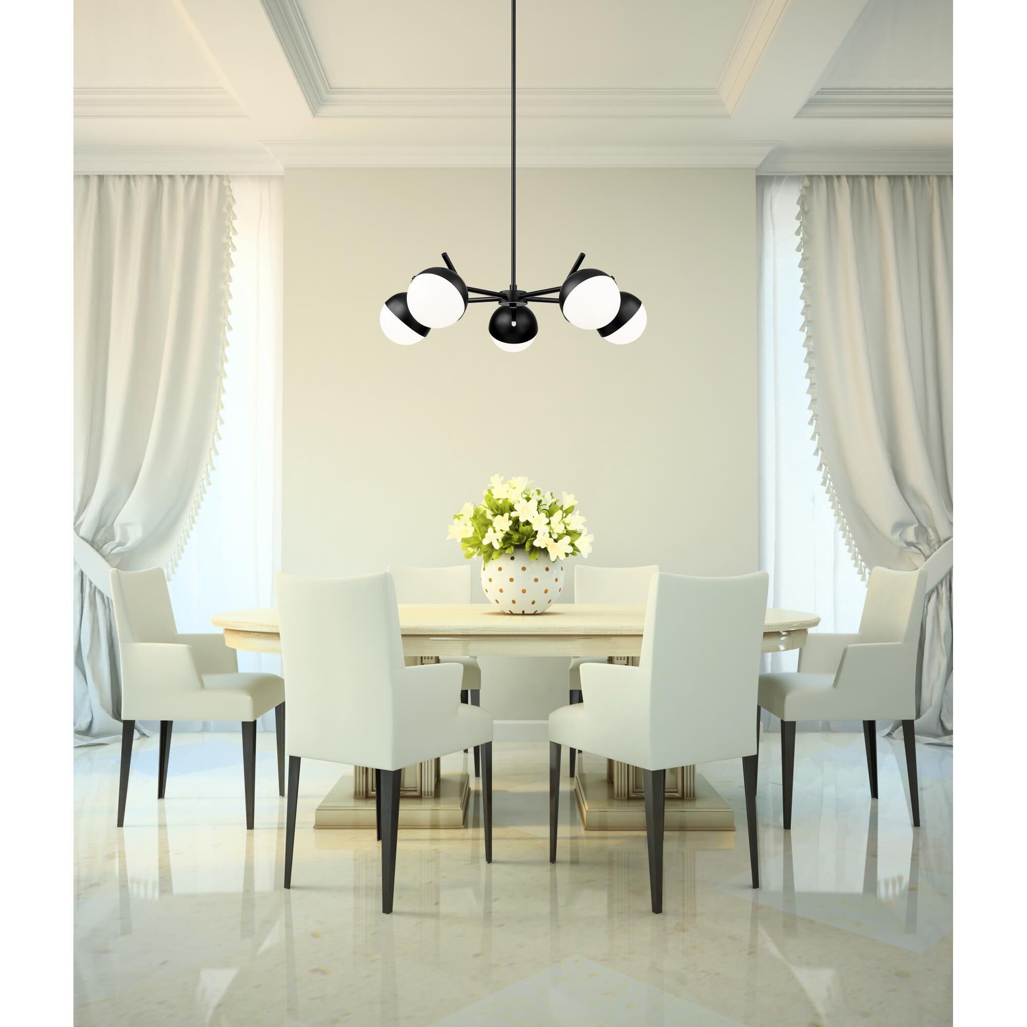 Realm Sphere 32 Inch Chandelier by Z Lite