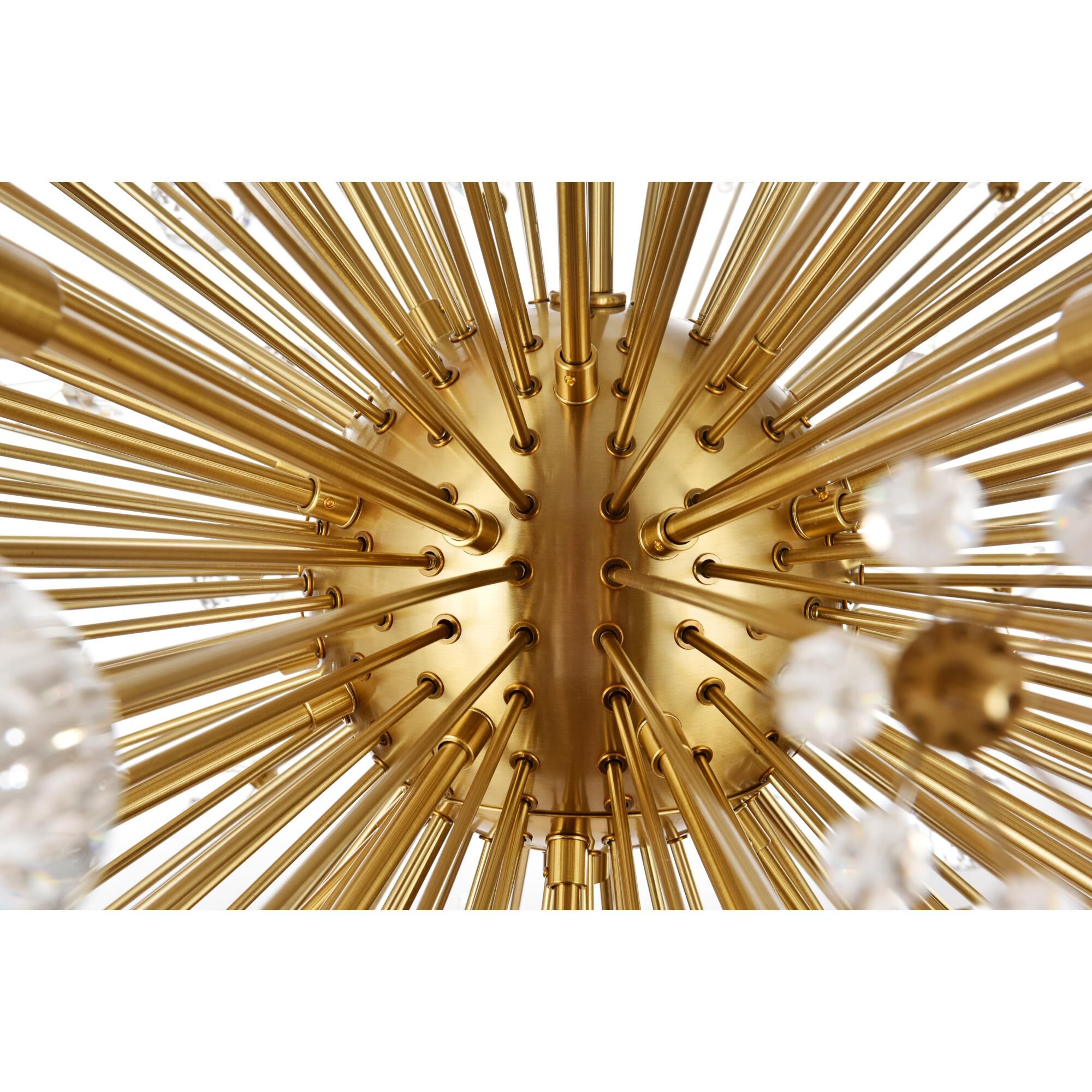 Shown in Gold finish and Clear Royal Cut crystal