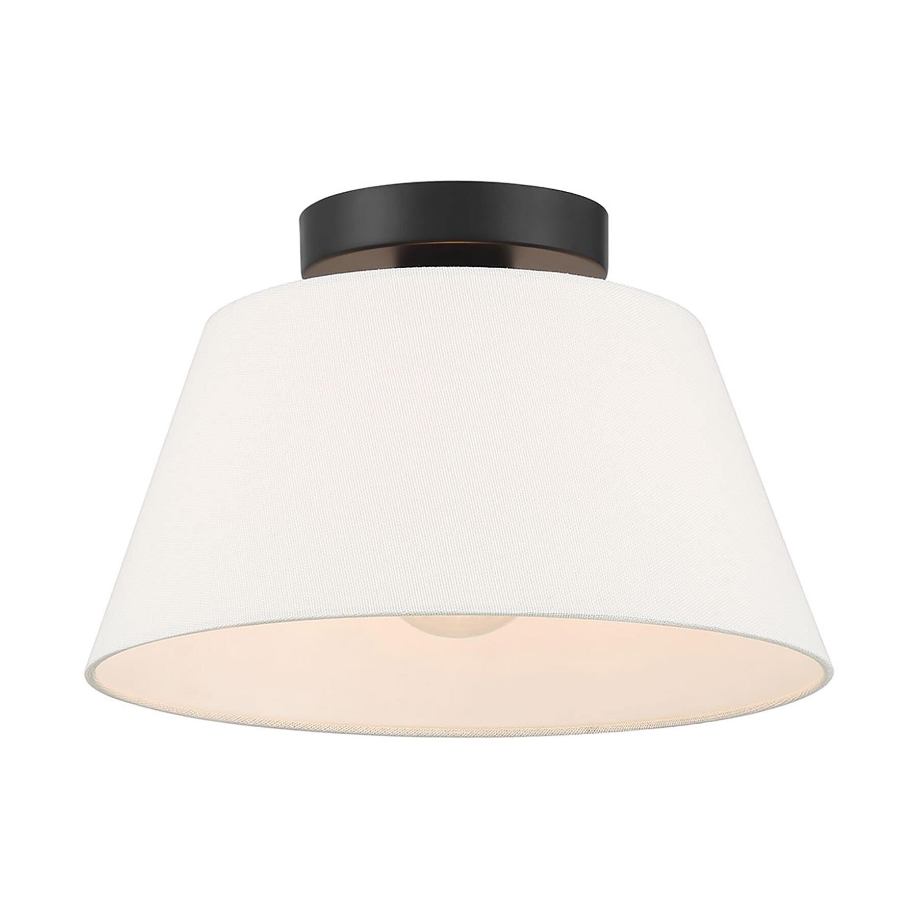 12 Inch Semi Flush Mount by Meridian Lighting