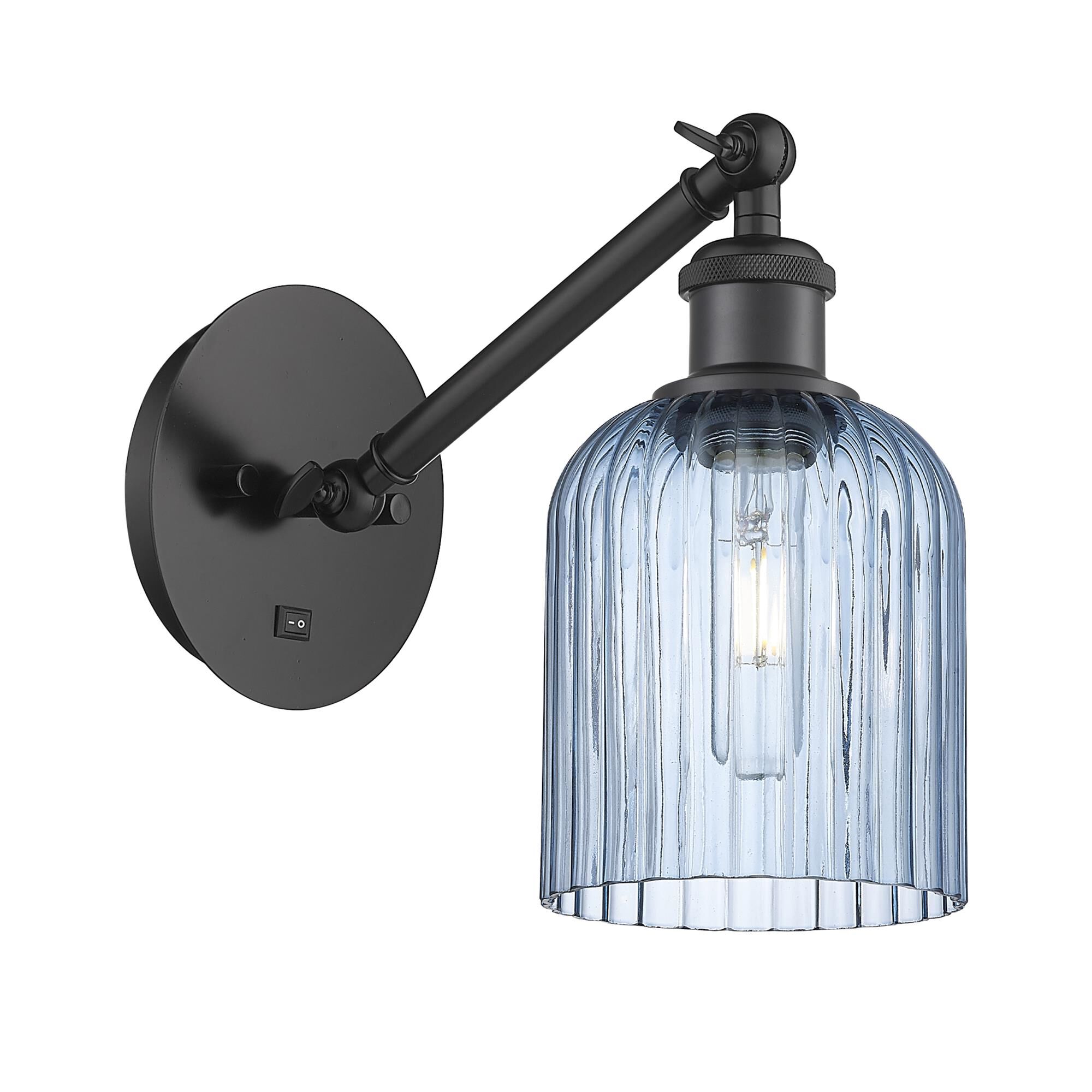 Shown in Matte Black finish and Princess Blue shade