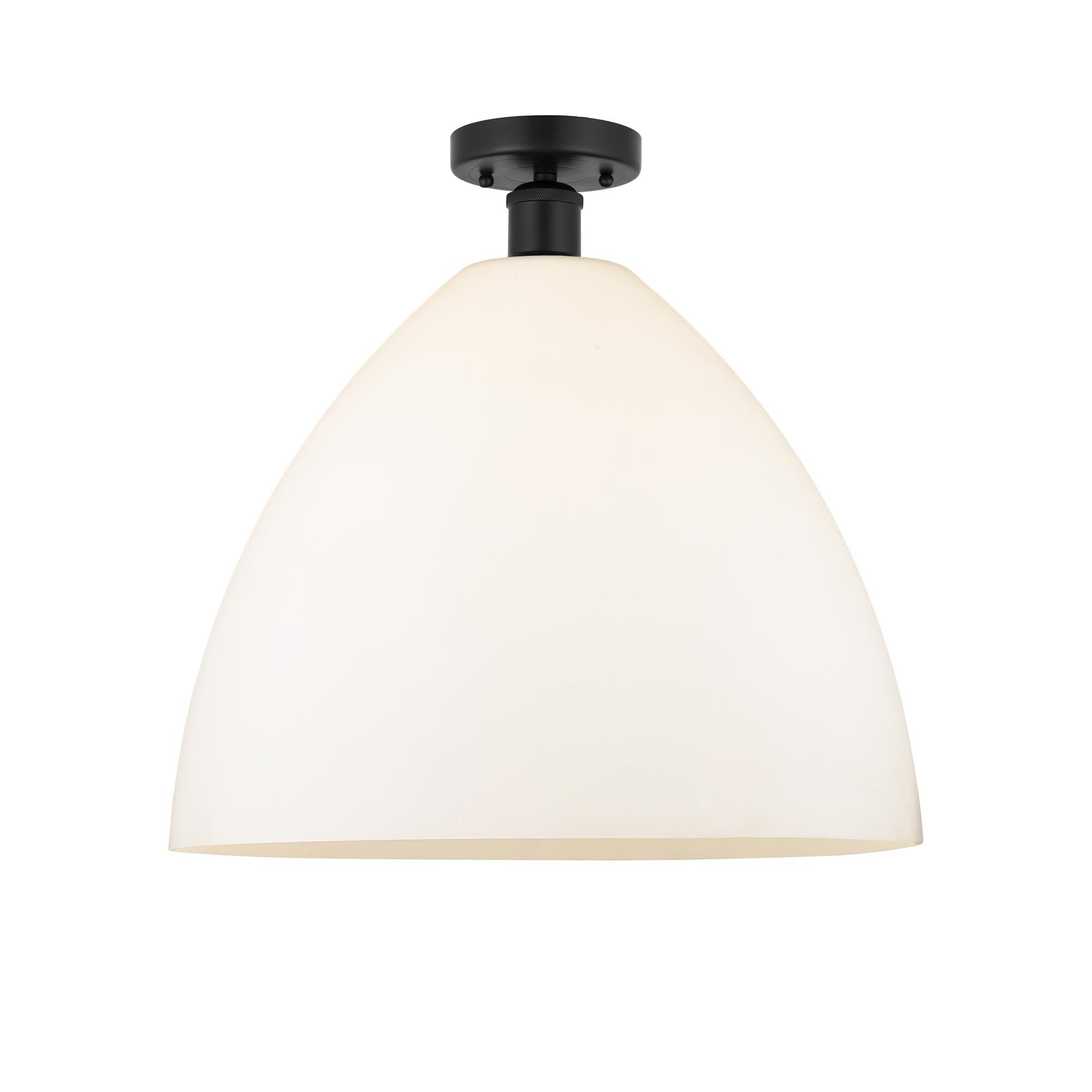 Bruno Marashlian Bristol Glass 16 Inch 1 Light Semi Flush Mount by Innovations Lighting