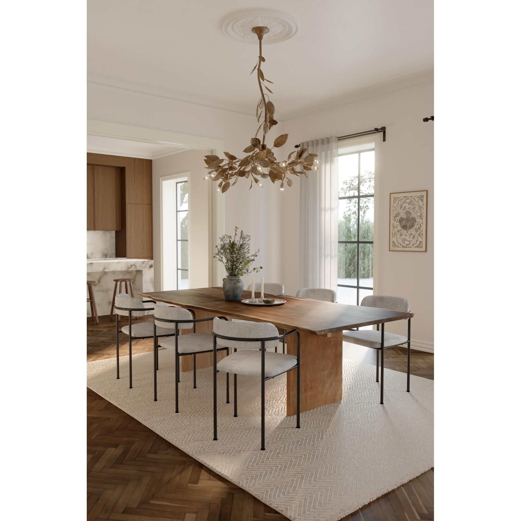 Shown in Weathered Gold finish