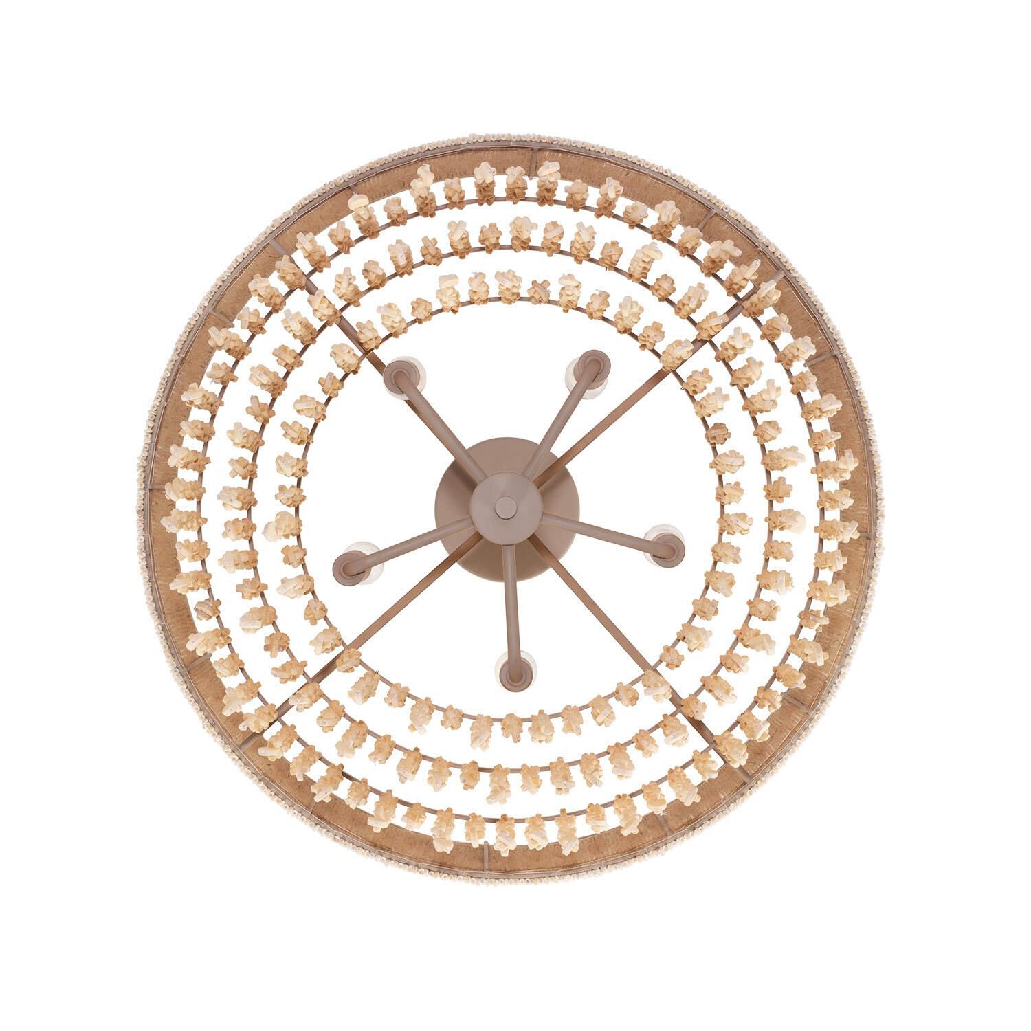 Naturale 22 Inch Semi Flush Mount by Kalco Lighting