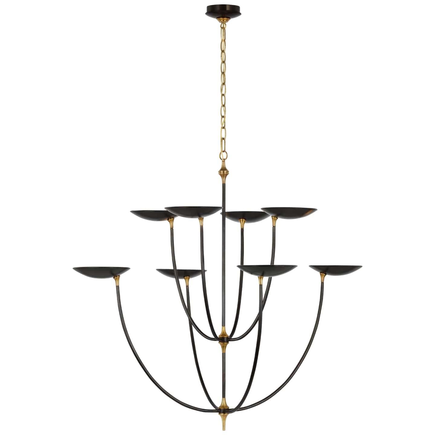 Thomas O'Brien Keira 32 Inch 8 Light LED Chandelier by Visual Comfort Signature Collection
