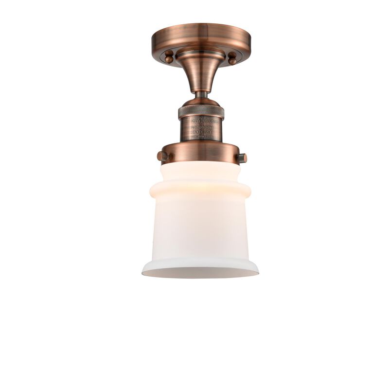 Bruno Marashlian Canton 6 Inch 1 Light Semi Flush Mount by Innovations Lighting