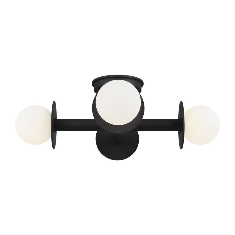 Kelly Wearstler Nodes 18 Inch 4 Light Semi Flush Mount by Visual Comfort Studio