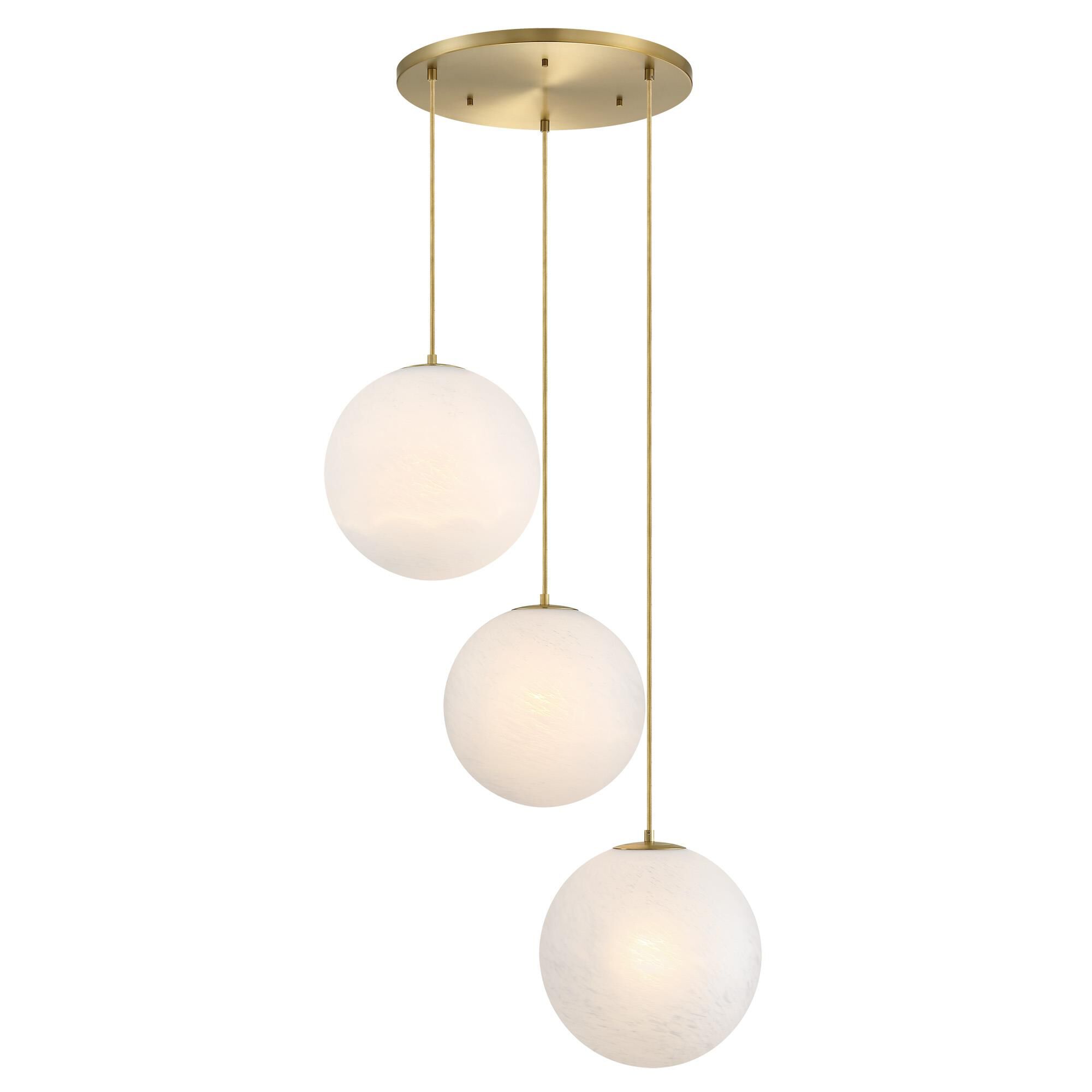 Pixie 30 Inch Multi Light Pendant by Designers Fountain
